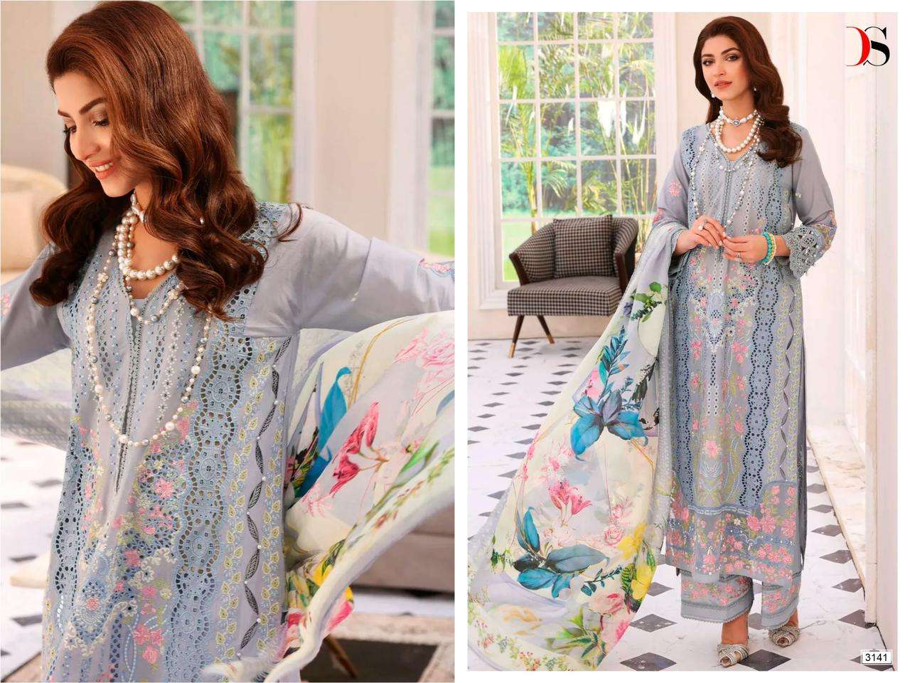 DEEPSY SUITS ELAF CHIKANKARI 23