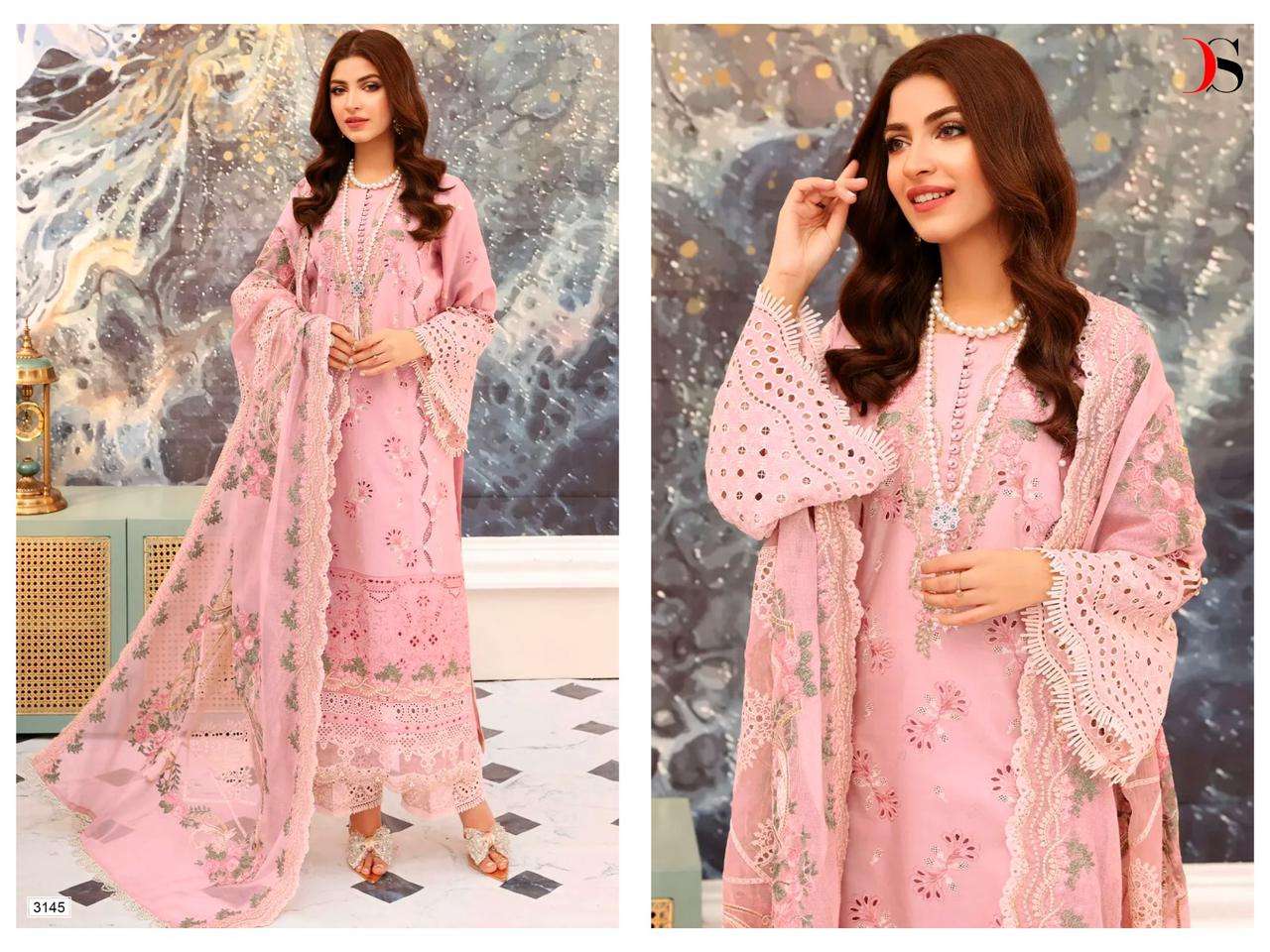 DEEPSY SUITS ELAF CHIKANKARI 23