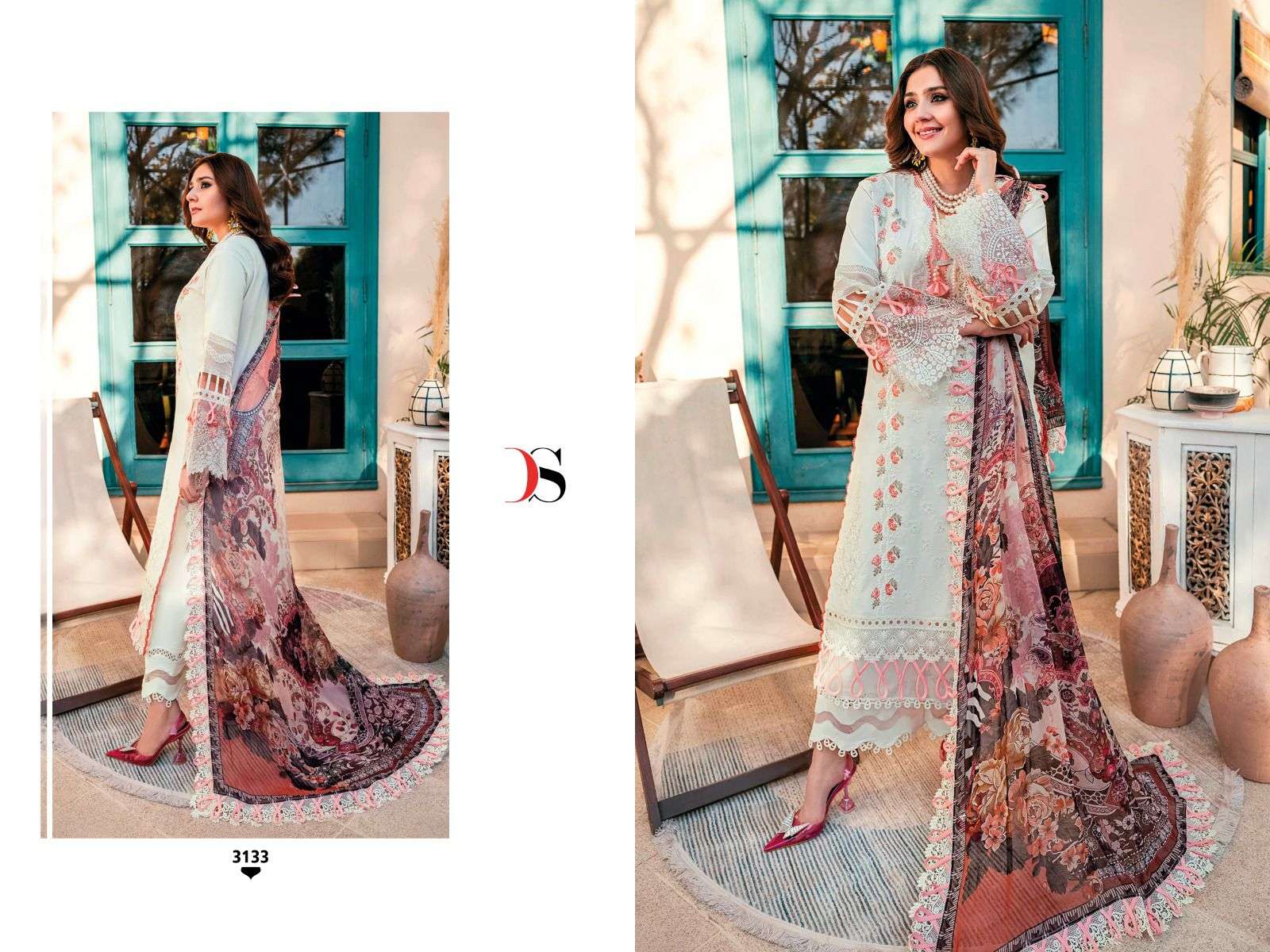 DEEPSY SUITS FIRDOUS OMBRE EMBROIDERED VOL 2 NX 