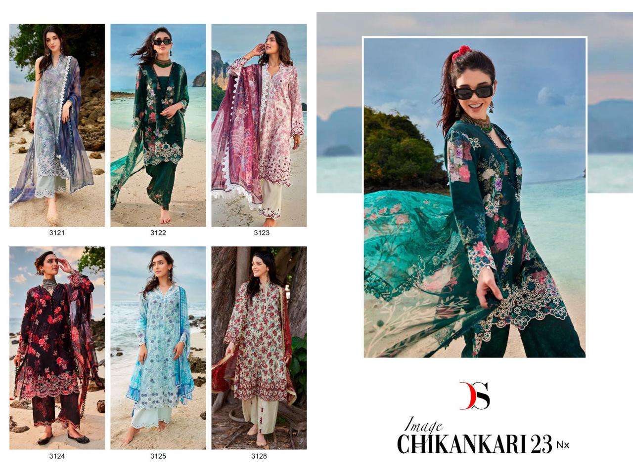 DEEPSY SUITS IMAGE CHIKANKARI COLLECTION VOL 23 NX 