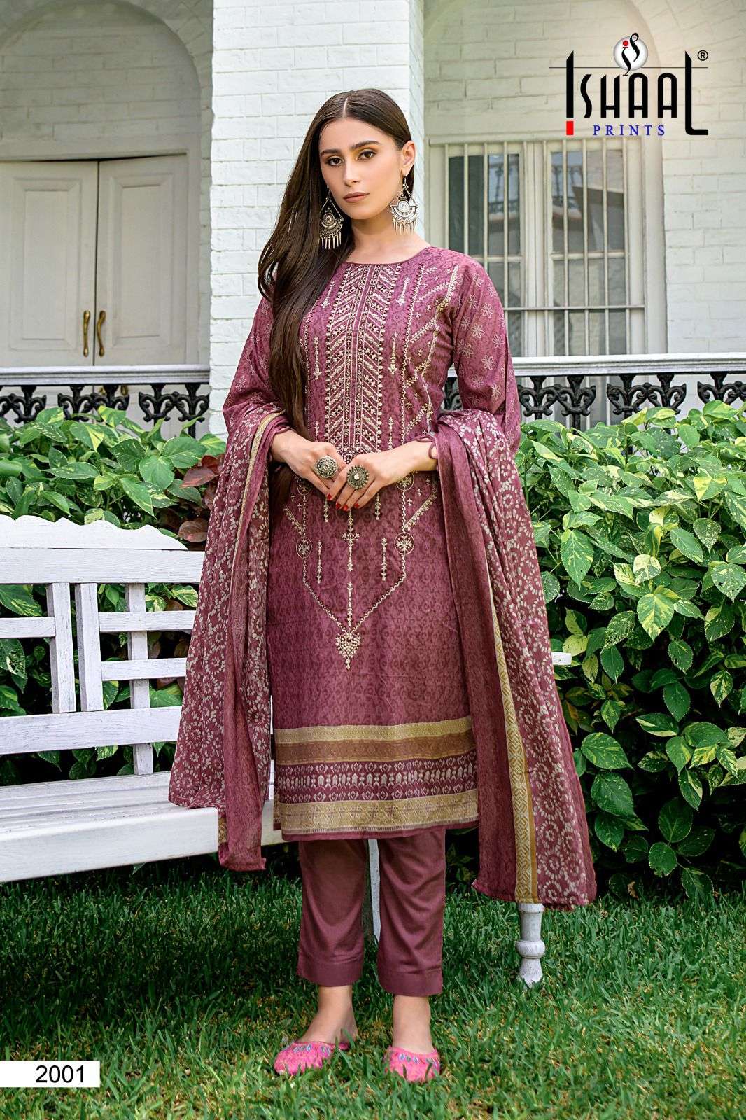 ISHAAL PRINTS EMBROIDERED LAWN VOL 2