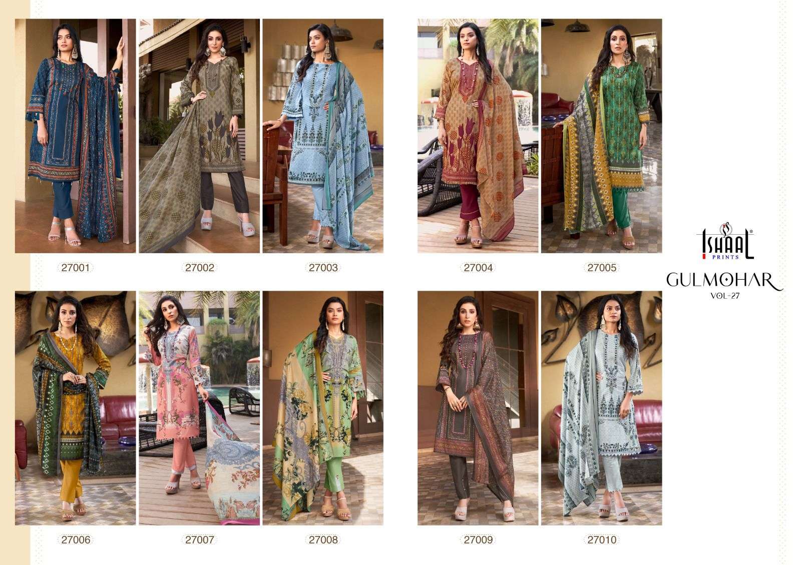 ISHAAL PRINTS GULMOHAR VOL 27