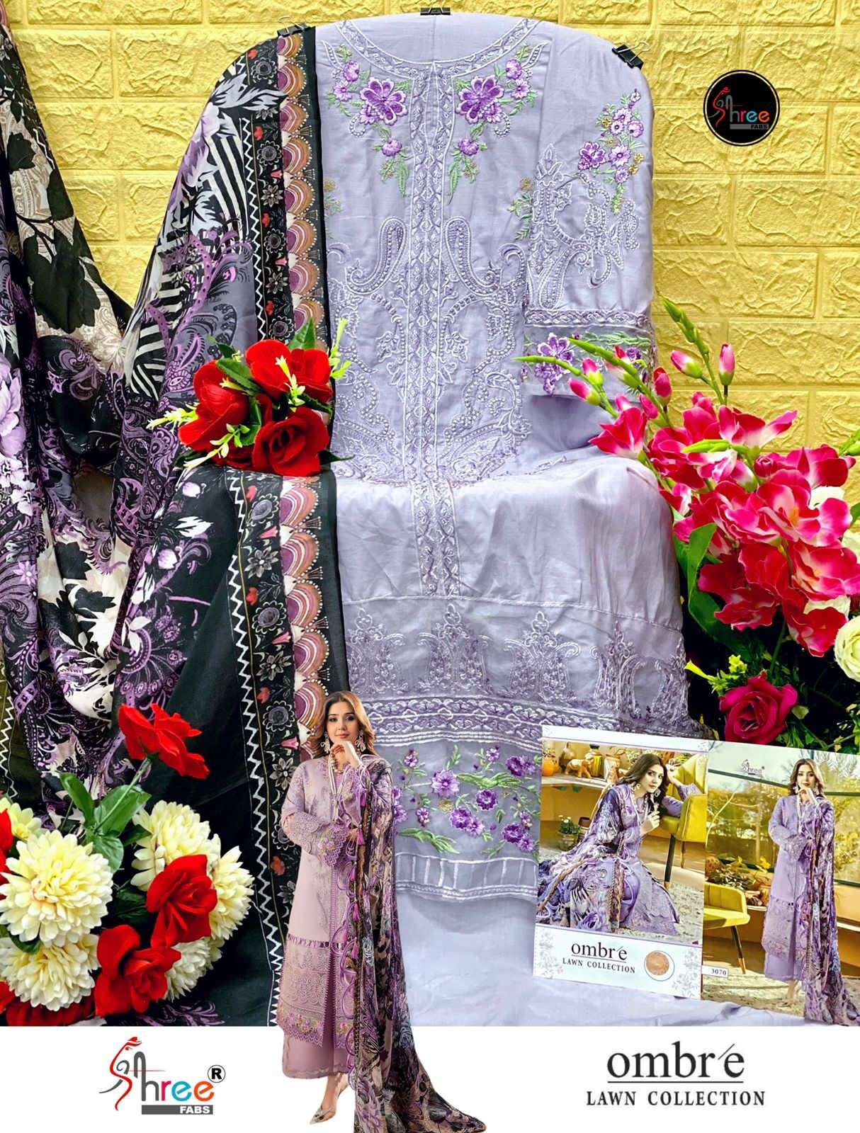 SHREE FABS OMBRE LAWN COLLECTION