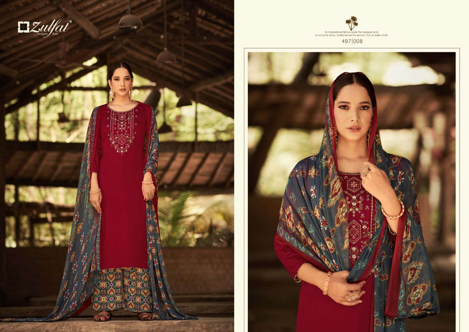 ZULFAT DESIGNER SUITS DAMINI VOL 2