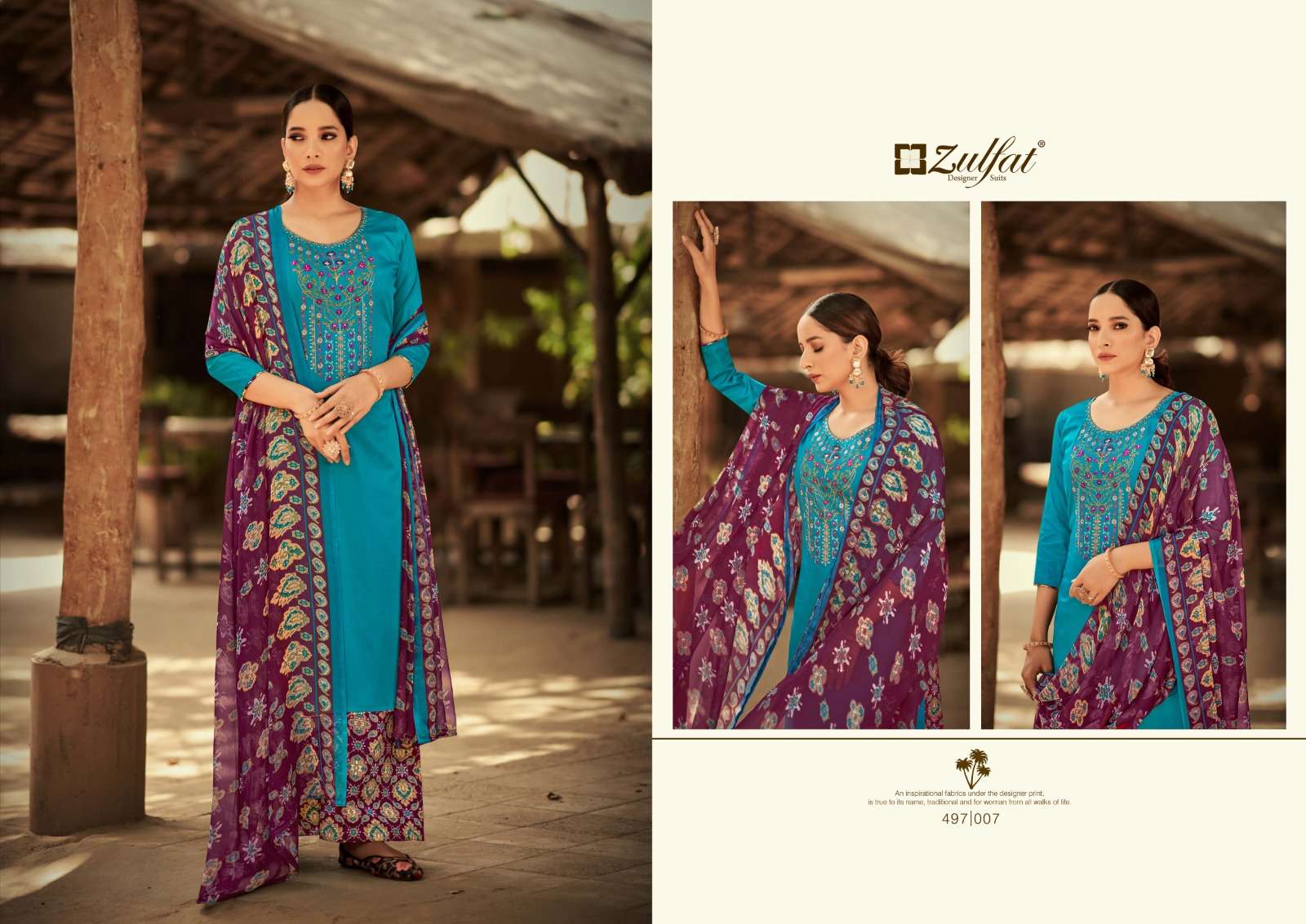ZULFAT DESIGNER SUITS DAMINI VOL 2
