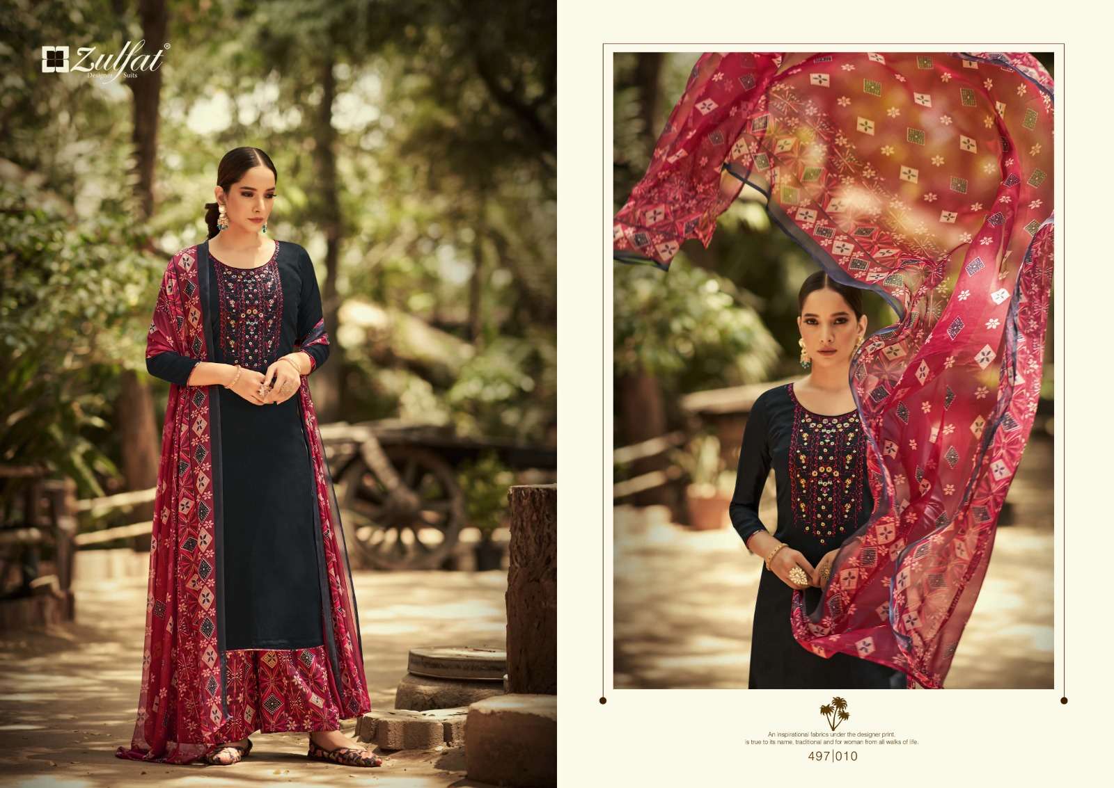 ZULFAT DESIGNER SUITS DAMINI VOL 2