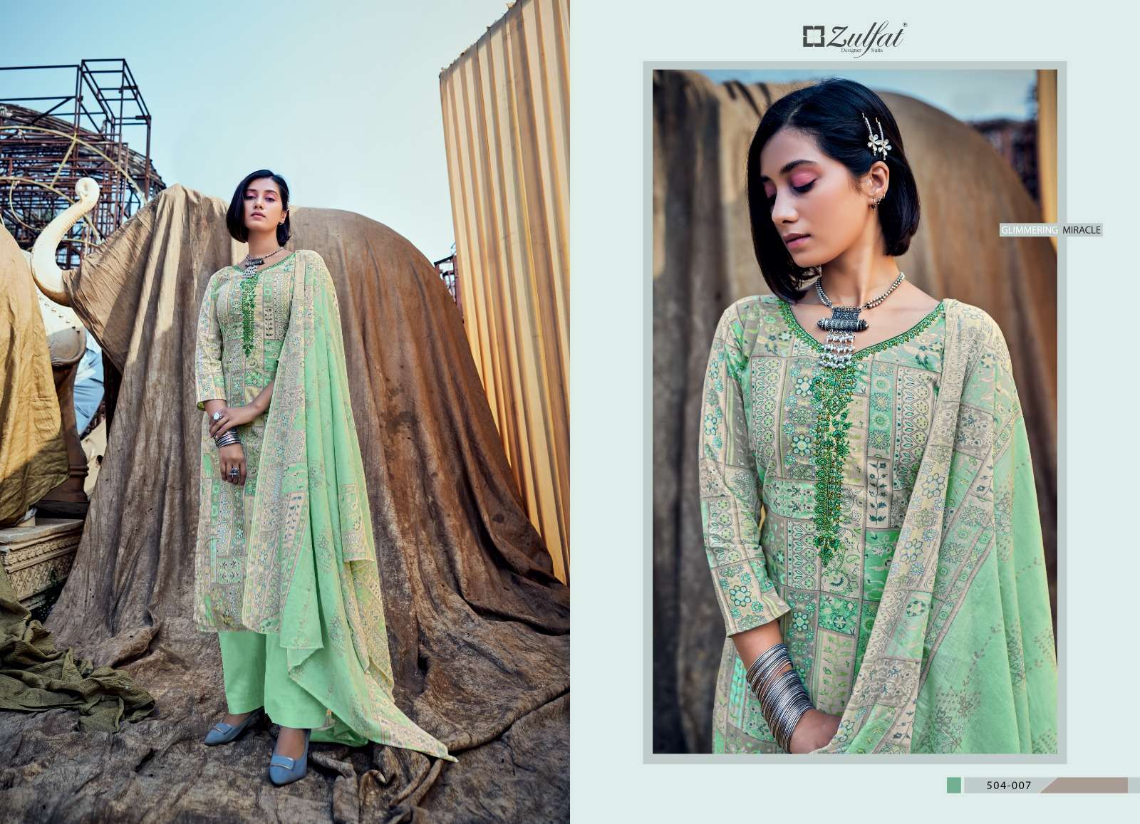ZULFAT DESIGNER SUITS SUMMER CARNIVAL 