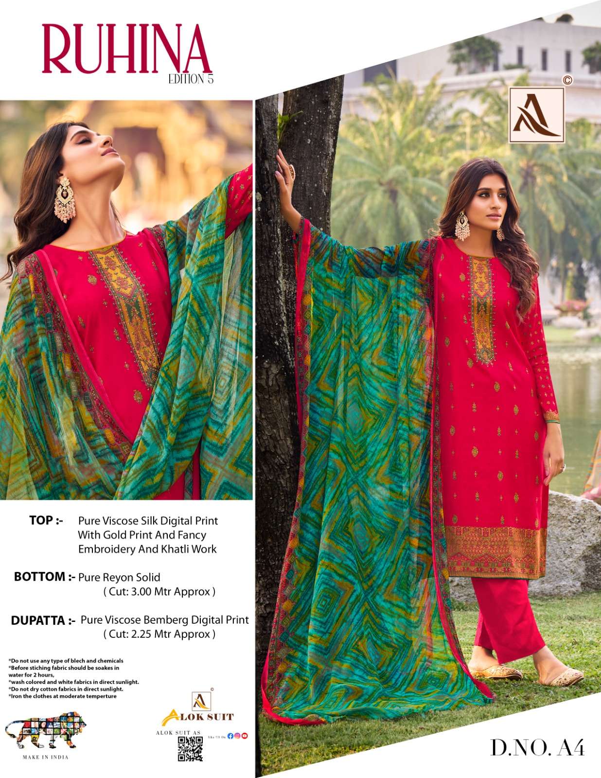 ALOK SUITS RUHINA VOL 5