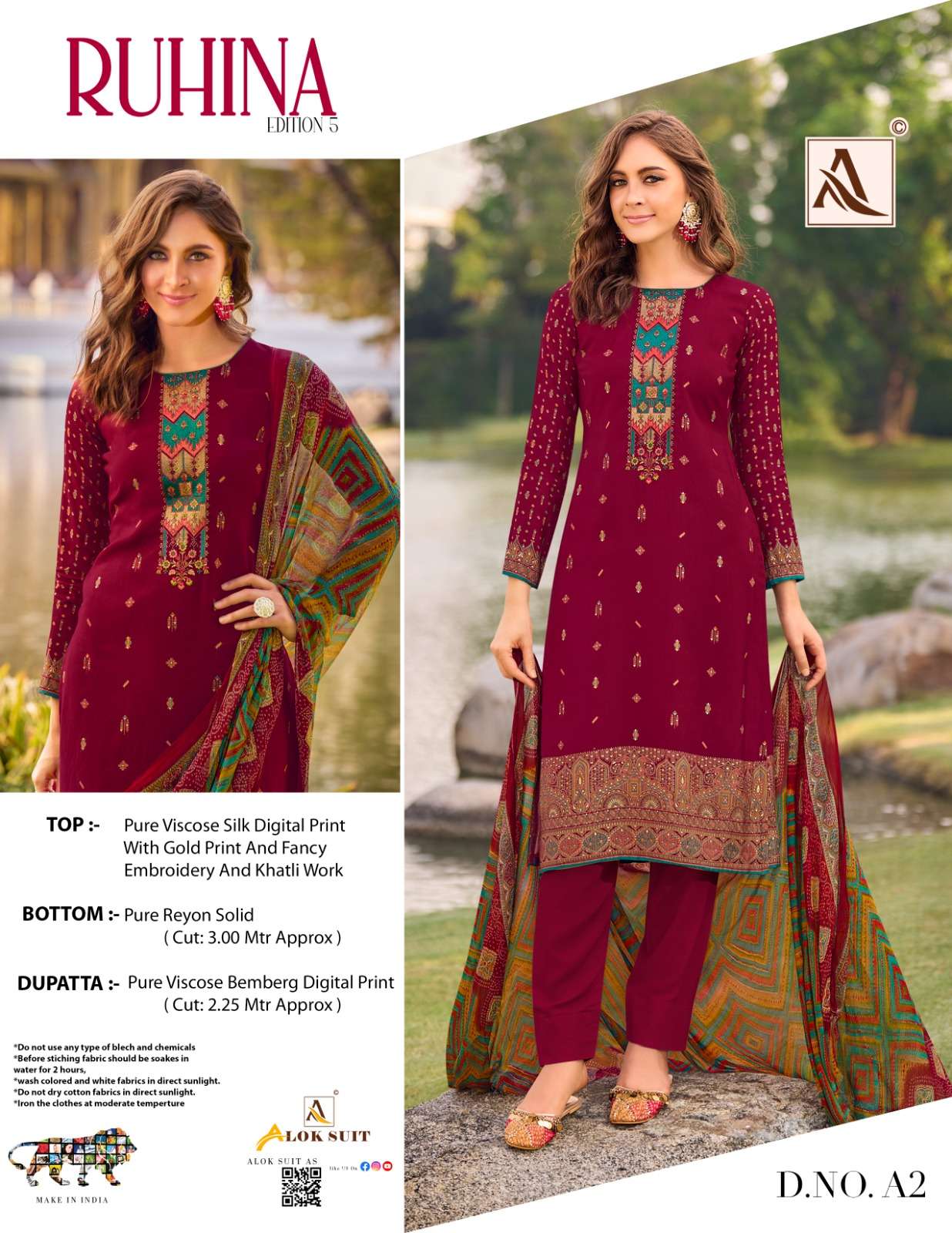 ALOK SUITS RUHINA VOL 5