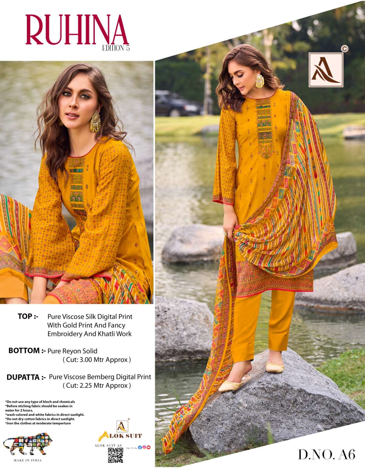 ALOK SUITS RUHINA VOL 5