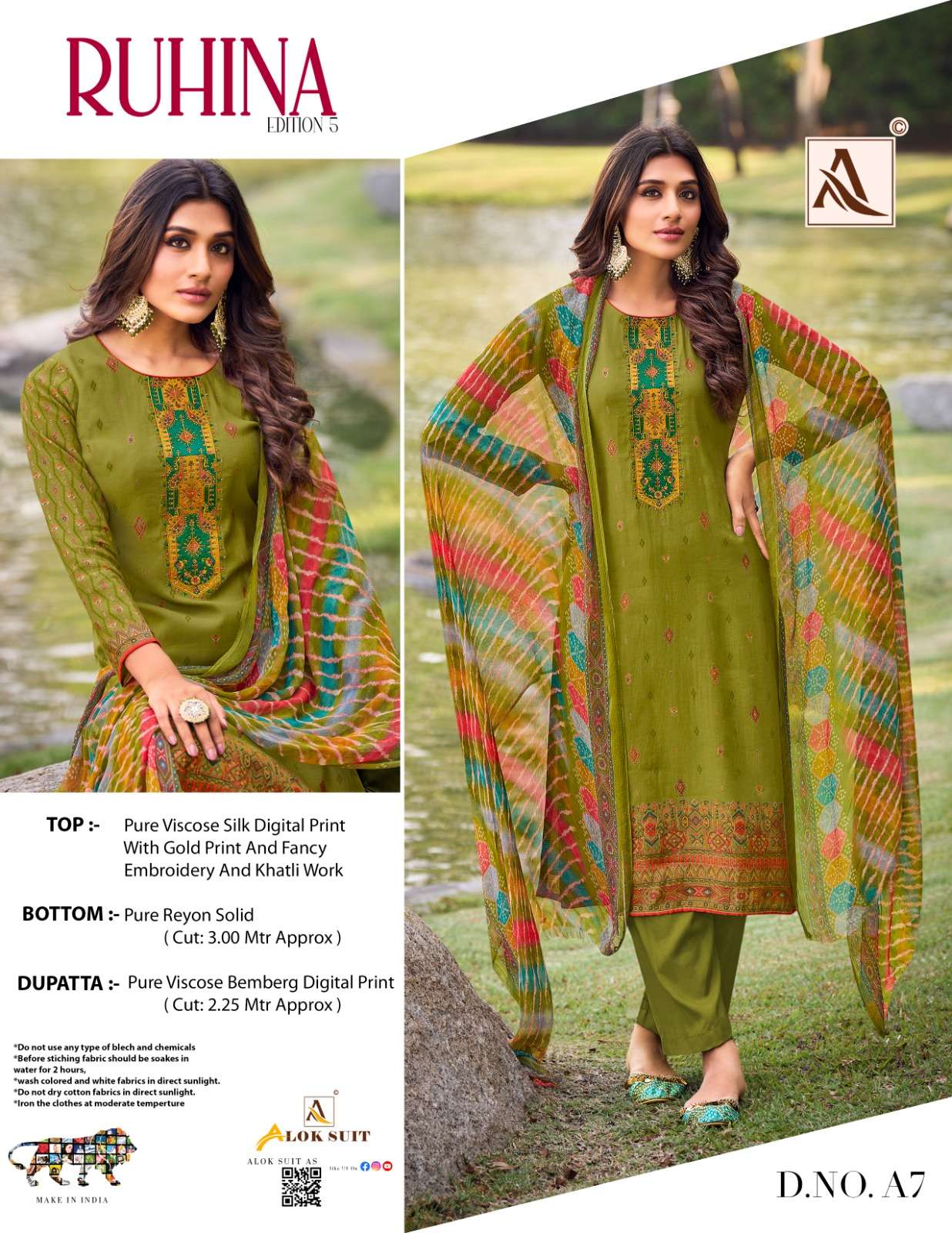 ALOK SUITS RUHINA VOL 5