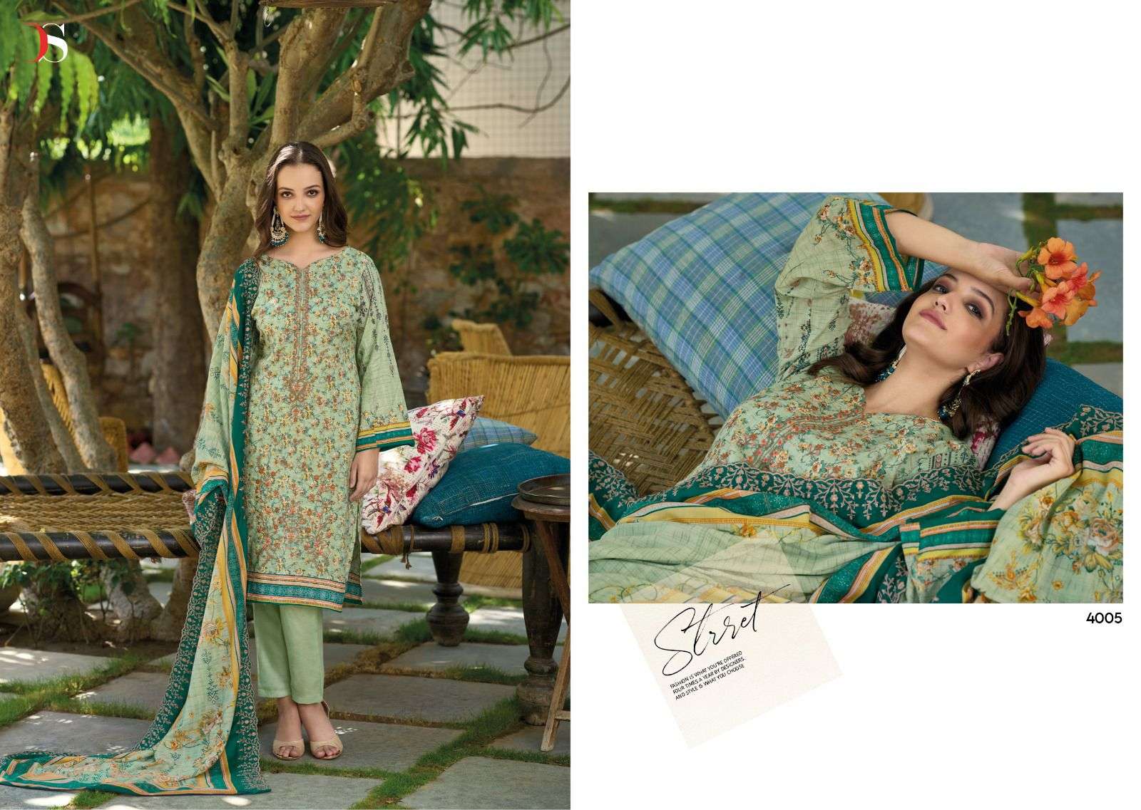DEEPSY SUITS BIN SAEED LAWN COLLECTION VOL 4