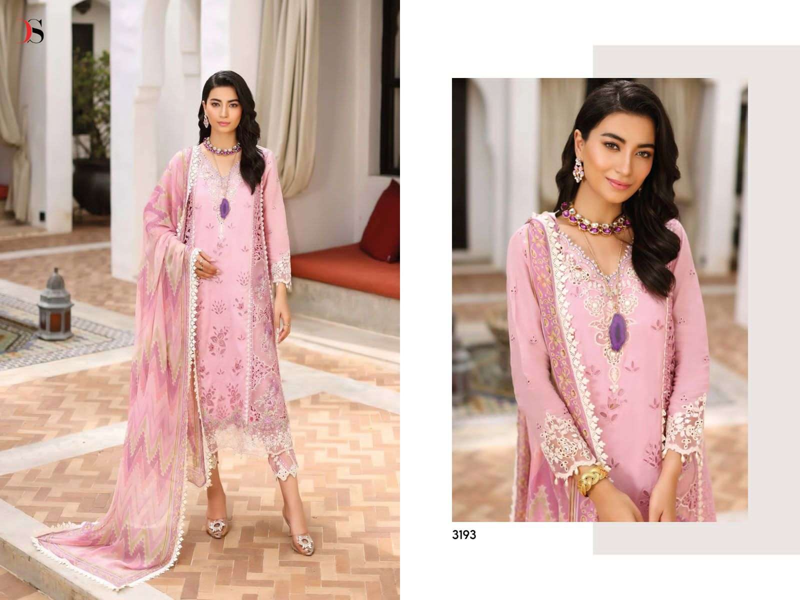 DEEPSY SUITS NOOR LUXURY CHIKANKARI LAWN 23 