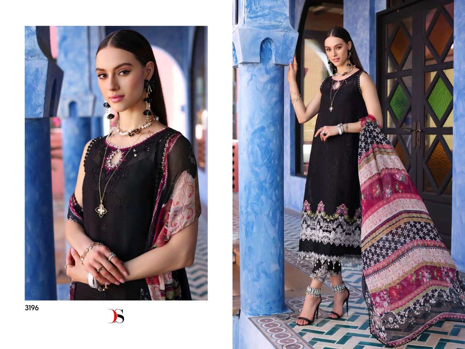 DEEPSY SUITS NOOR LUXURY CHIKANKARI LAWN 23 