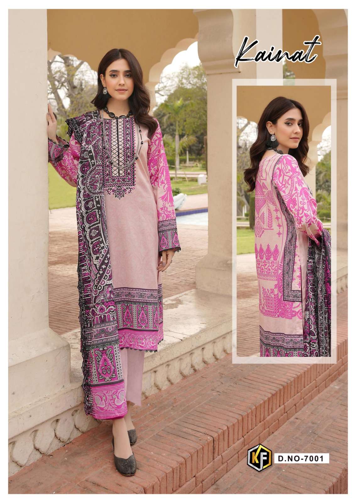 KEVAL FAB KAINAT LUXURY LAWN COLLECTION VOL 7 