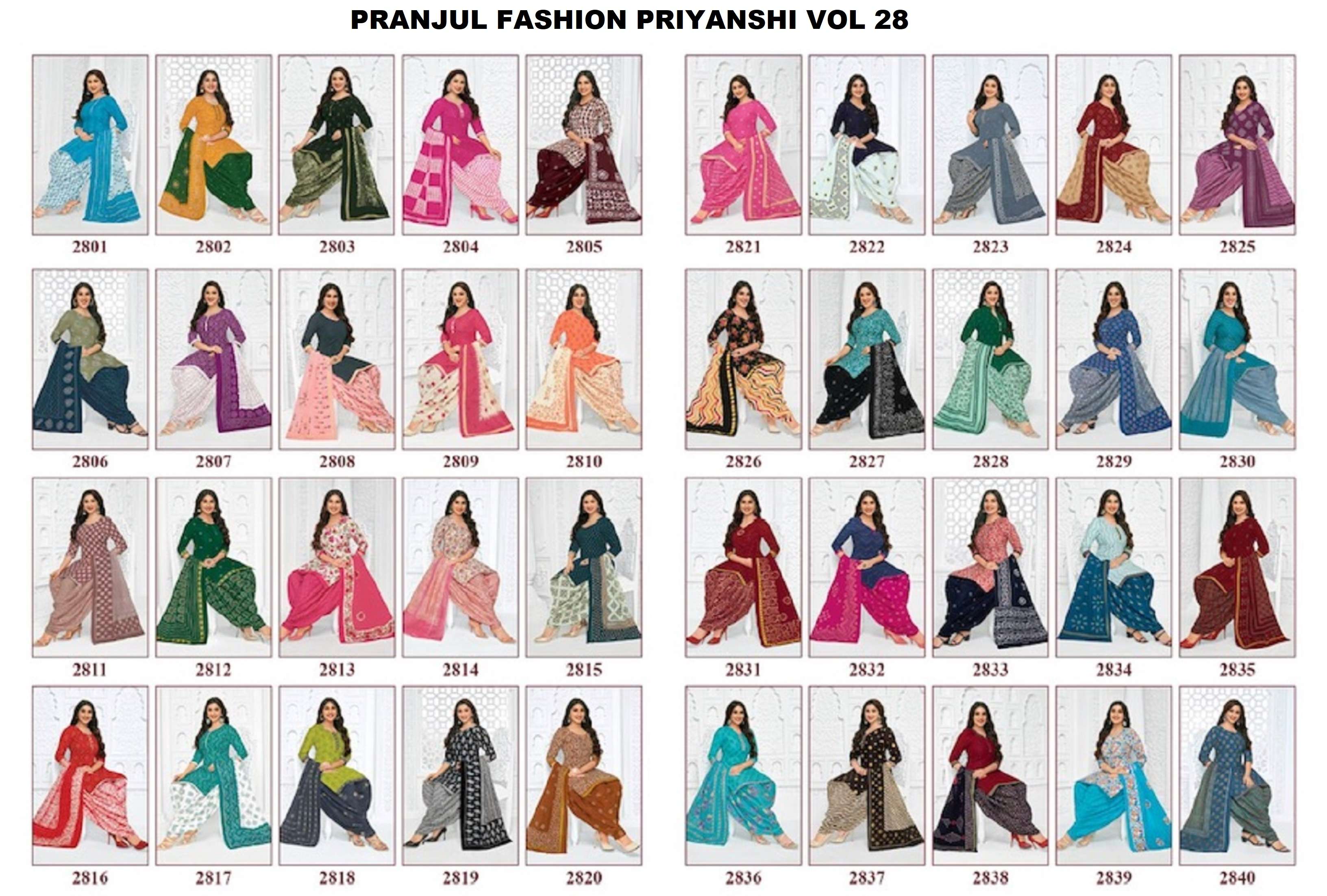 PRANJUL FASHION PRIYANSHI VOL 28