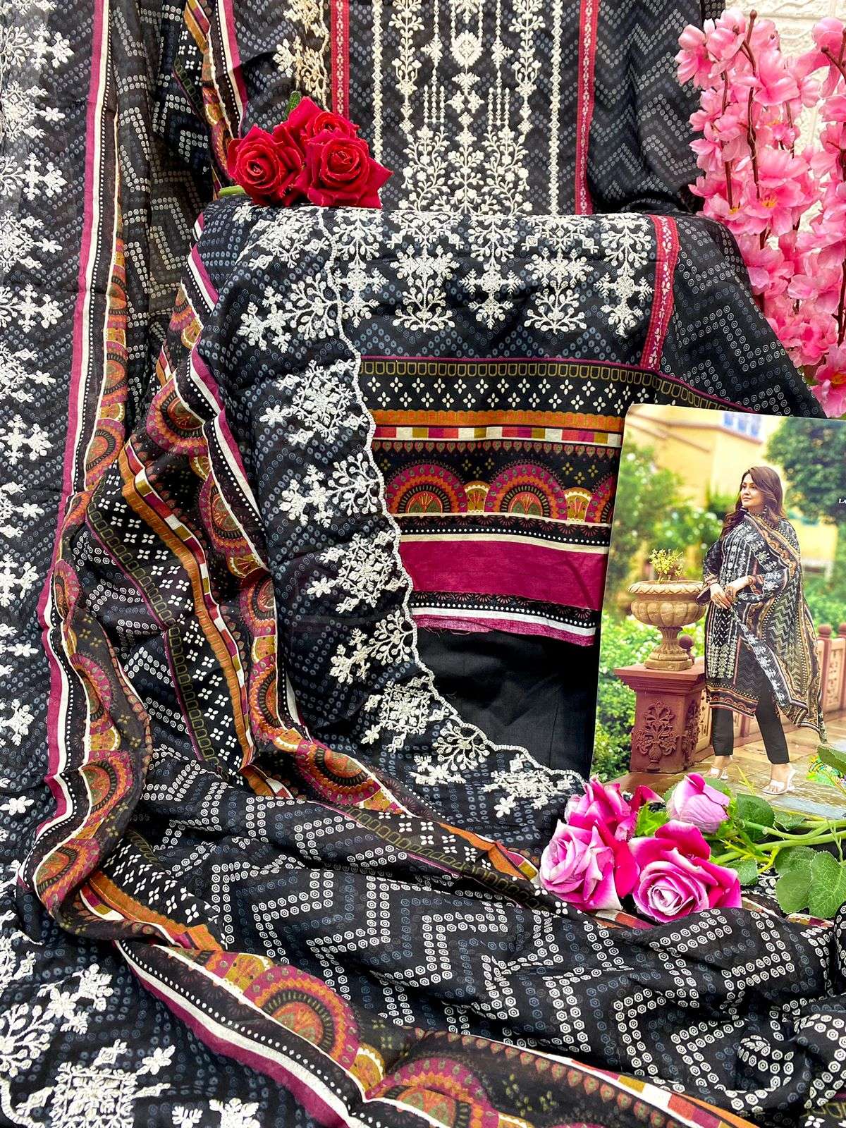 SHARADDHA DESIGNER BIN SAEED LAWN COLLECTION VOL 4