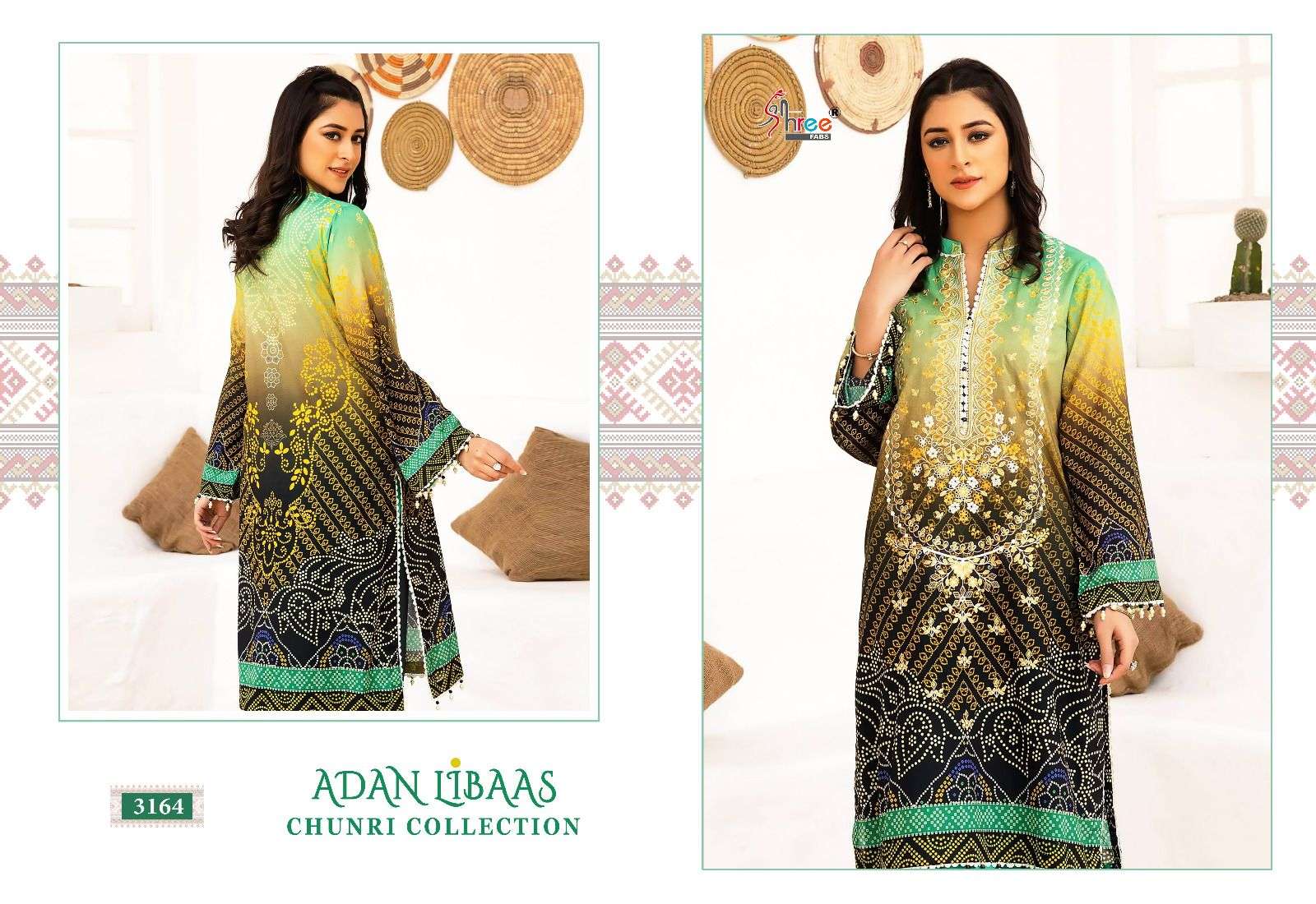 SHREE FABS ADAN LIBAS CHUNRI COLLECTION