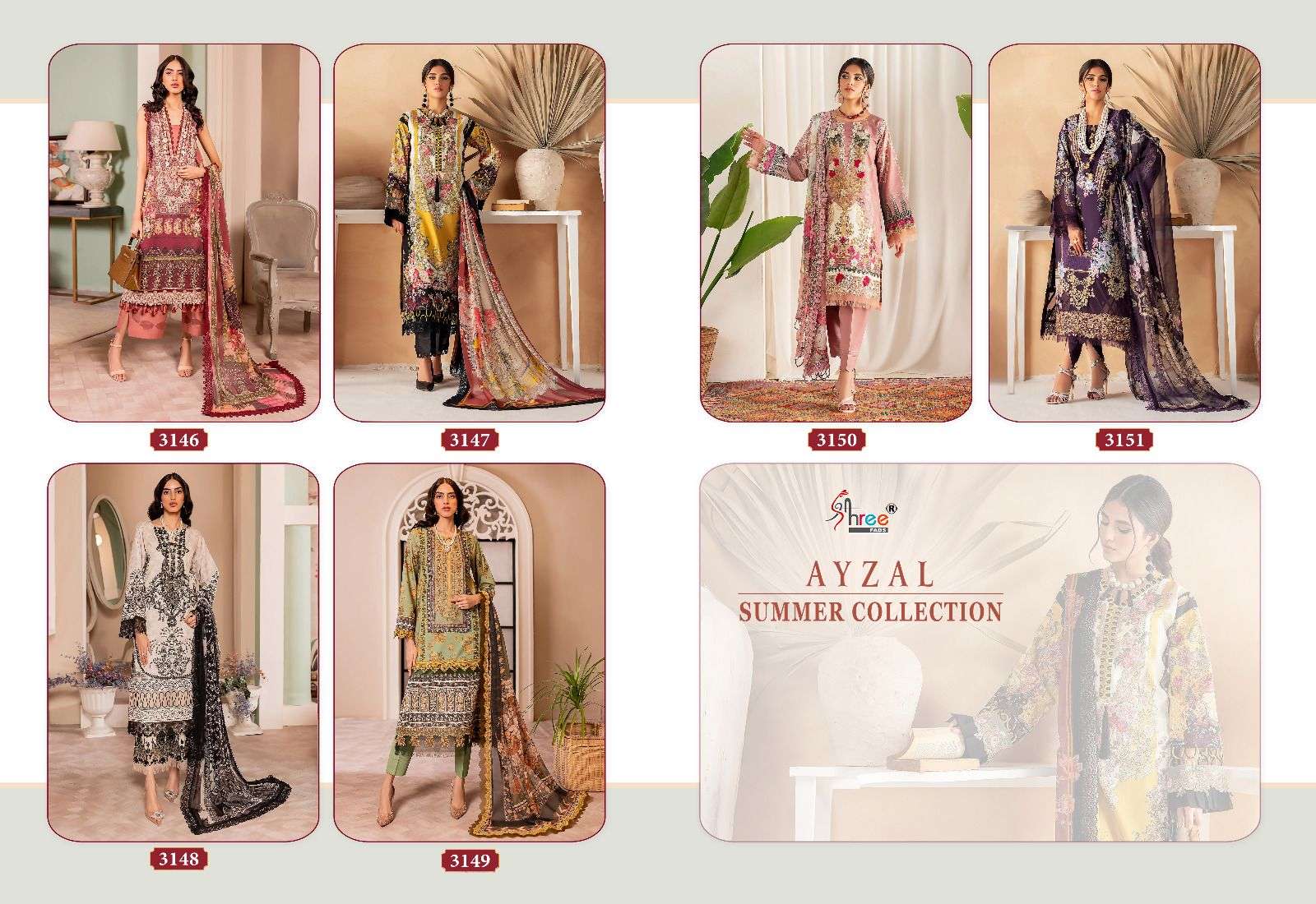 SHREE FABS AYZAL SUMMER COLLECTION
