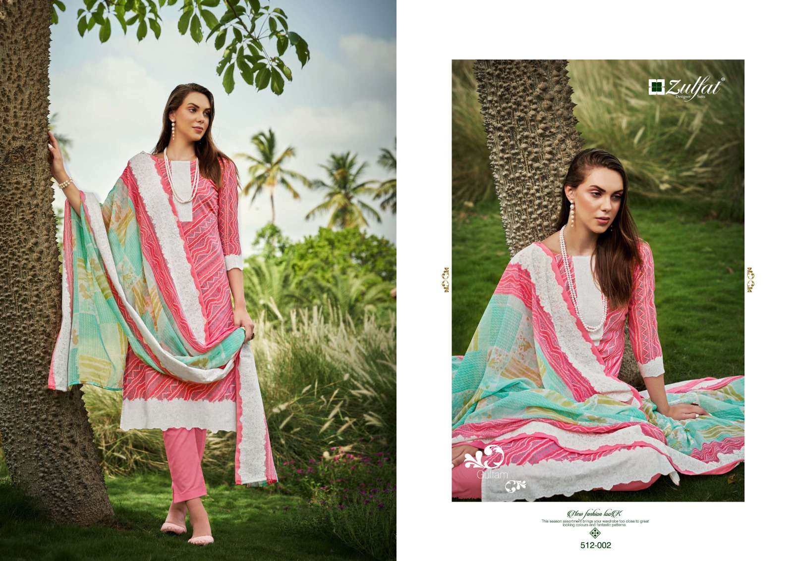 ZULFAT DESIGNER SUITS GULFAM 