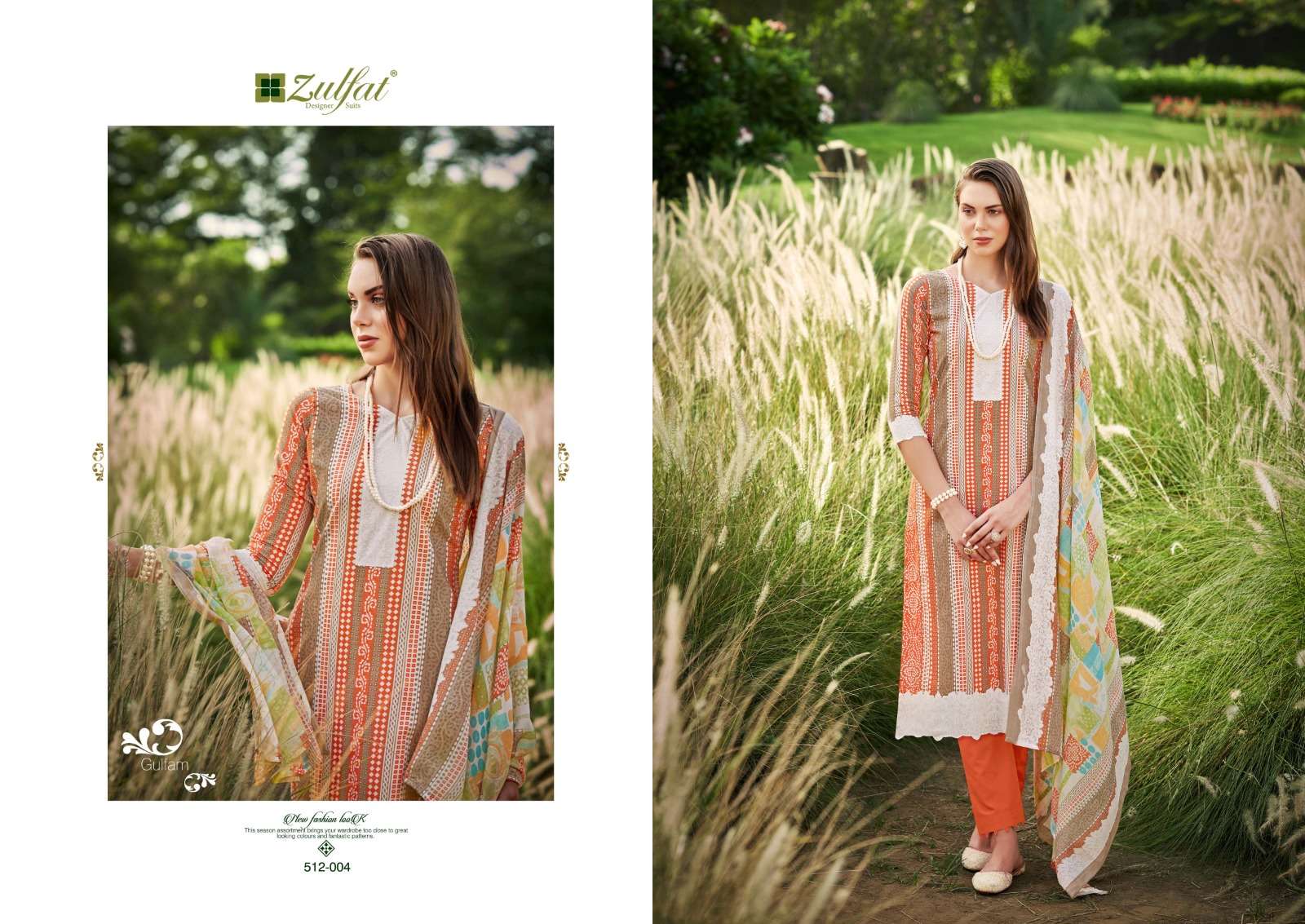 ZULFAT DESIGNER SUITS GULFAM 