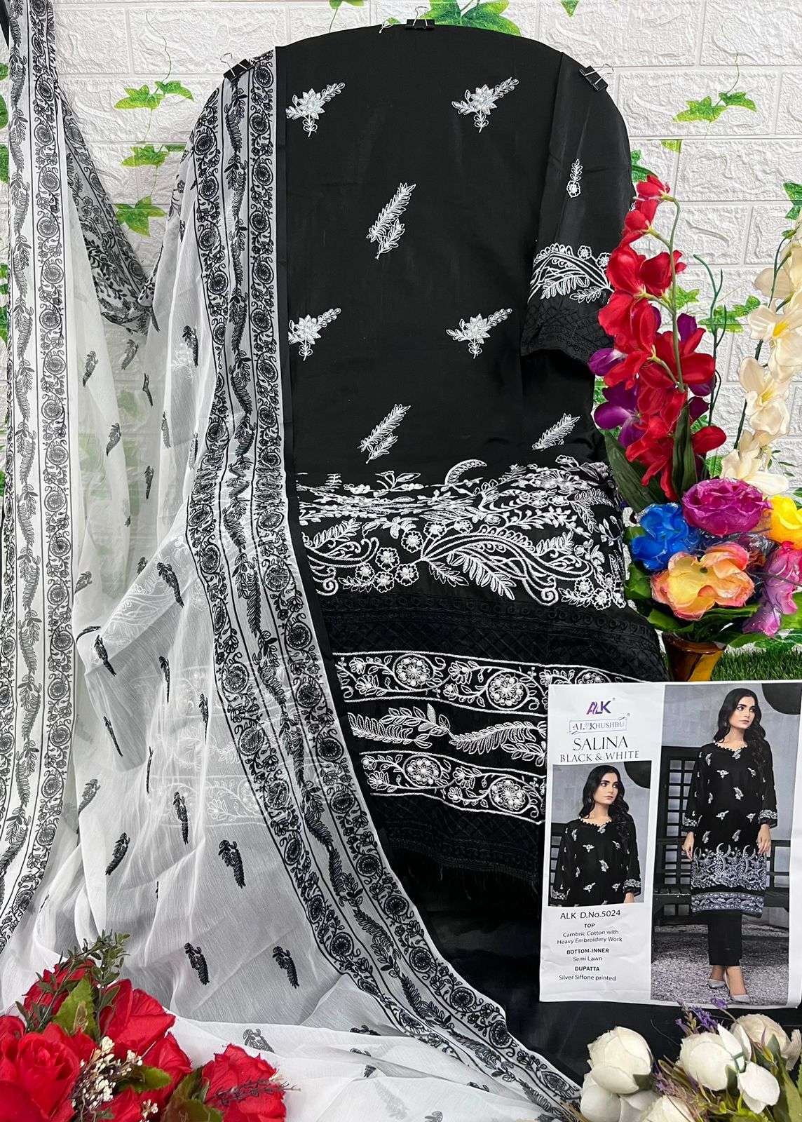 AL KHUSHBU SALINA BLACK & WHITE