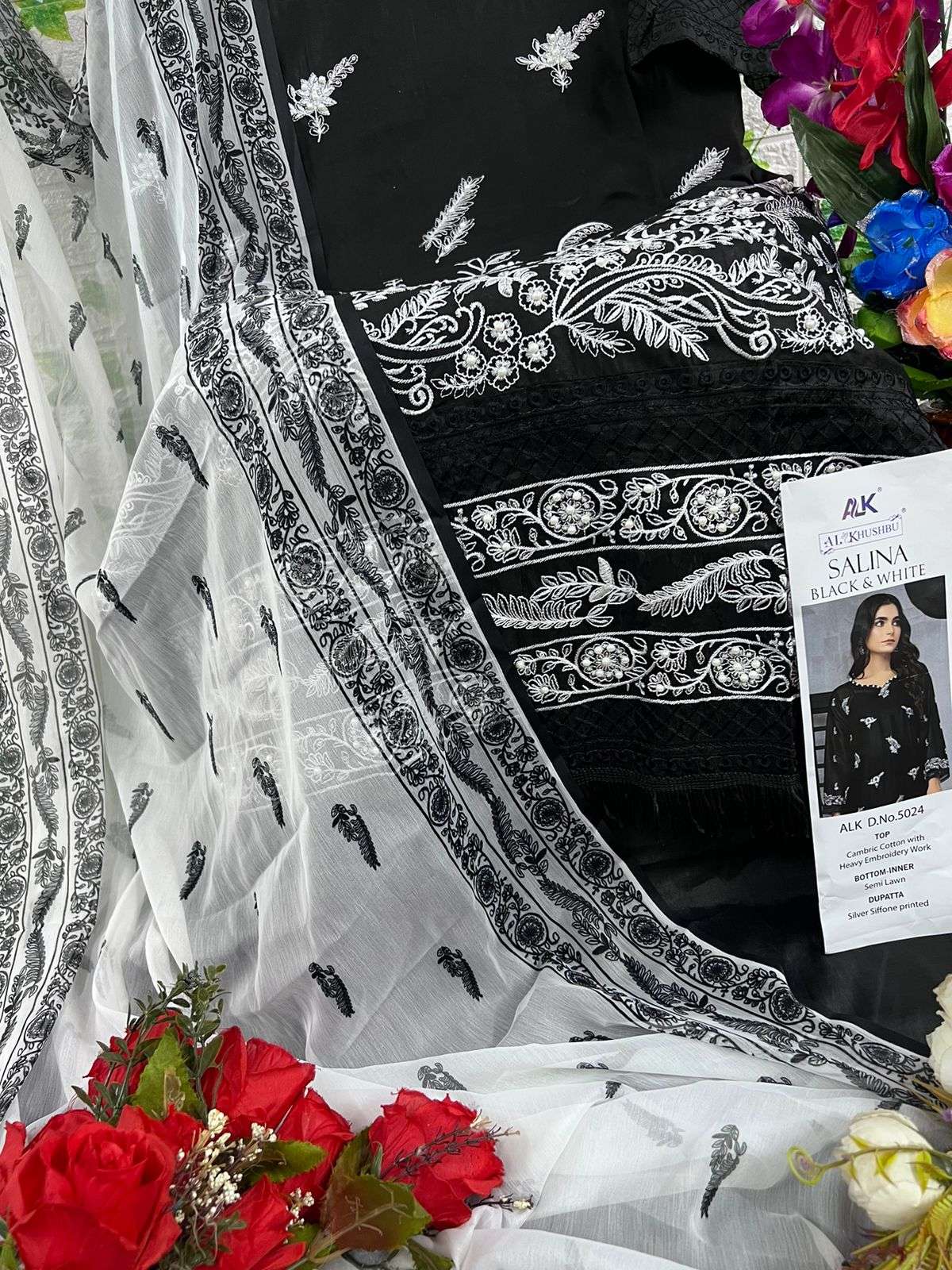 AL KHUSHBU SALINA BLACK & WHITE