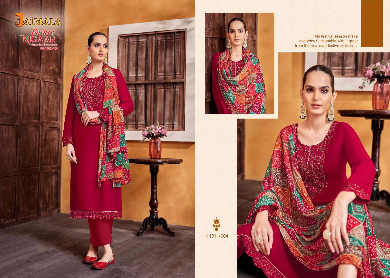 ALOK SUITS JAIMALA NIGAAR VOL 16
