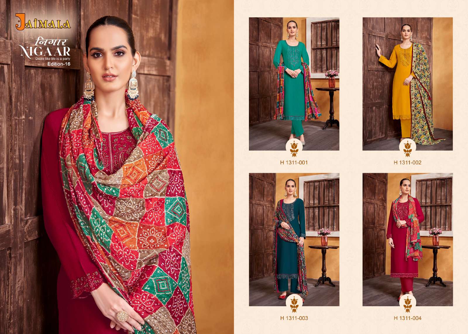 ALOK SUITS JAIMALA NIGAAR VOL 16
