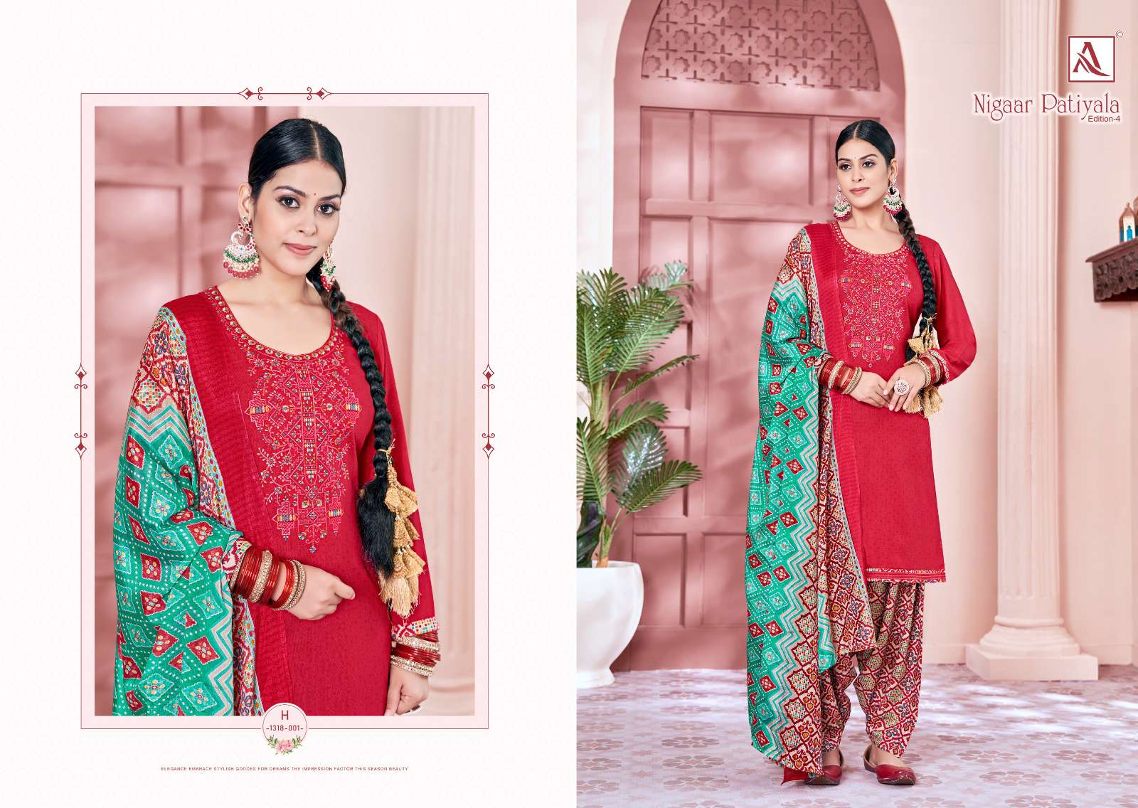 ALOK SUITS NIGAAR PATIYALA EDITION VOL 4 