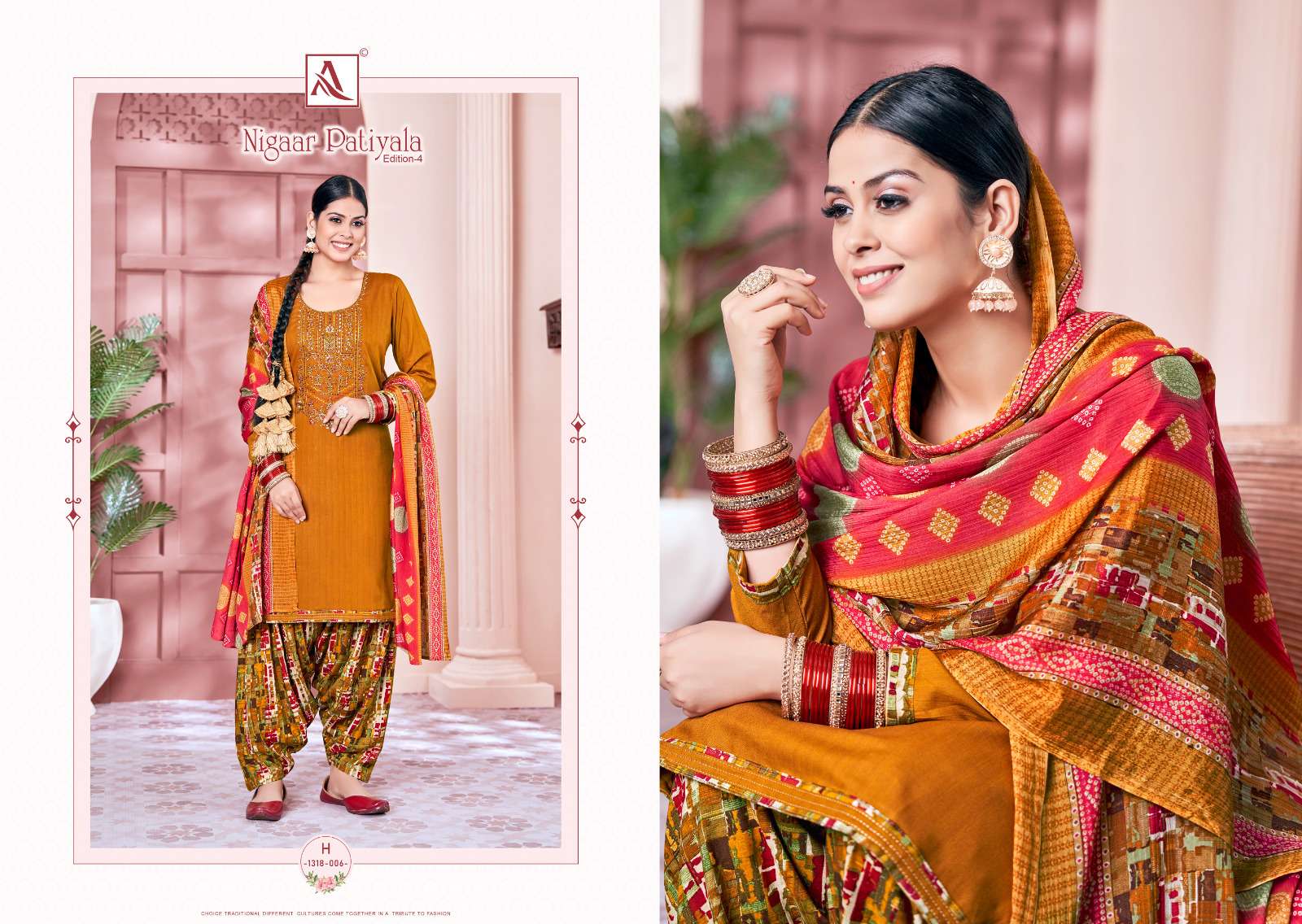 ALOK SUITS NIGAAR PATIYALA EDITION VOL 4 
