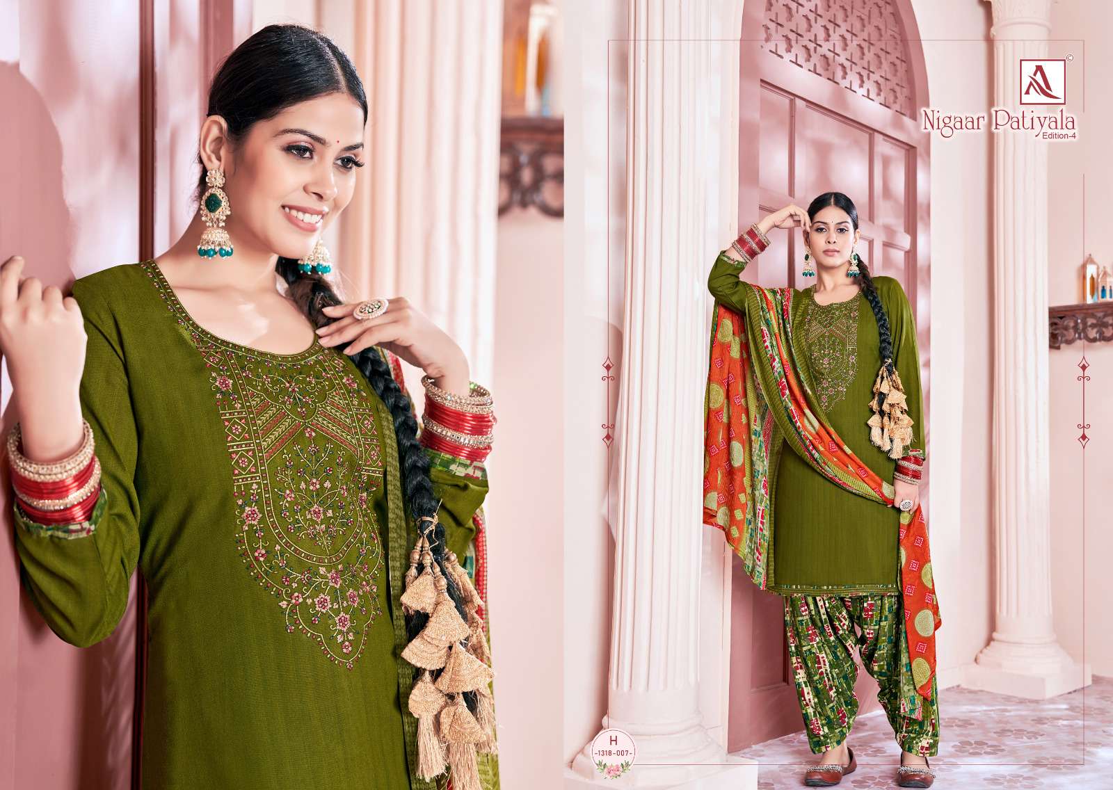 ALOK SUITS NIGAAR PATIYALA EDITION VOL 4 