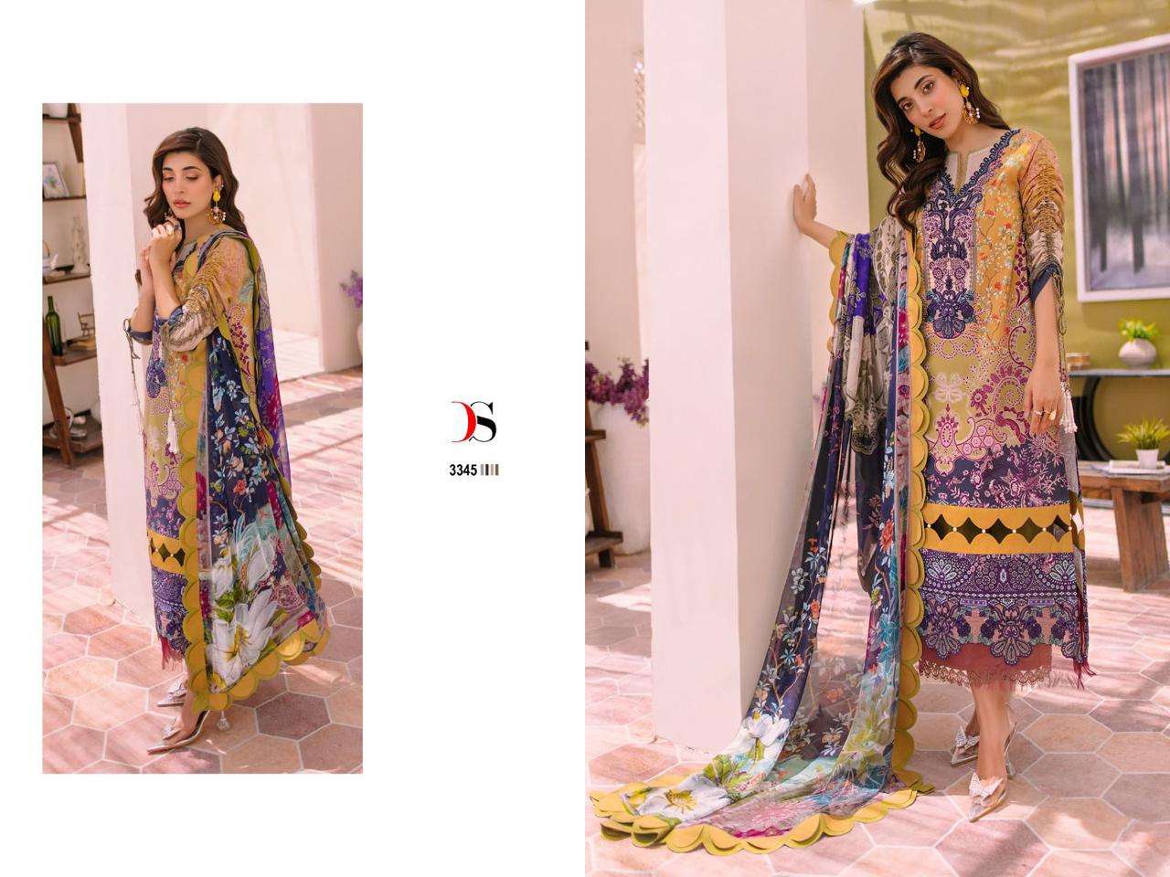 DEEPSY SUITS FIRDOUS BLISS LAWN 23