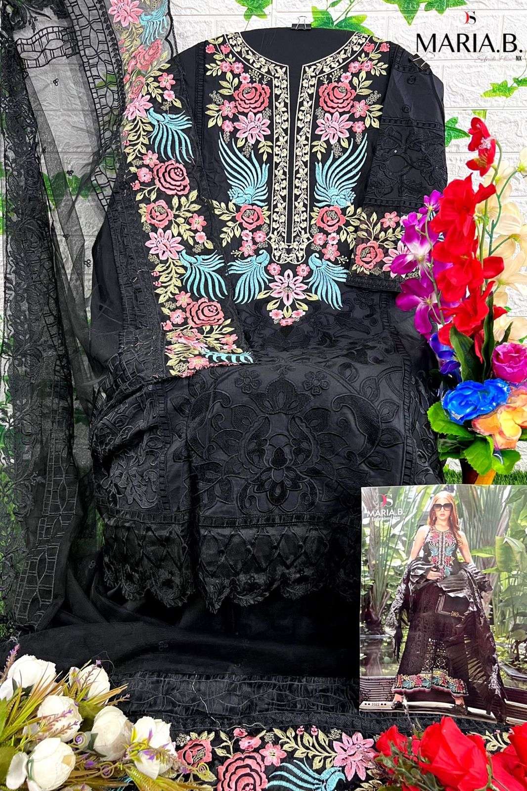 DEEPSY SUITS MARIA B EMBROIDERED LAWN 2023