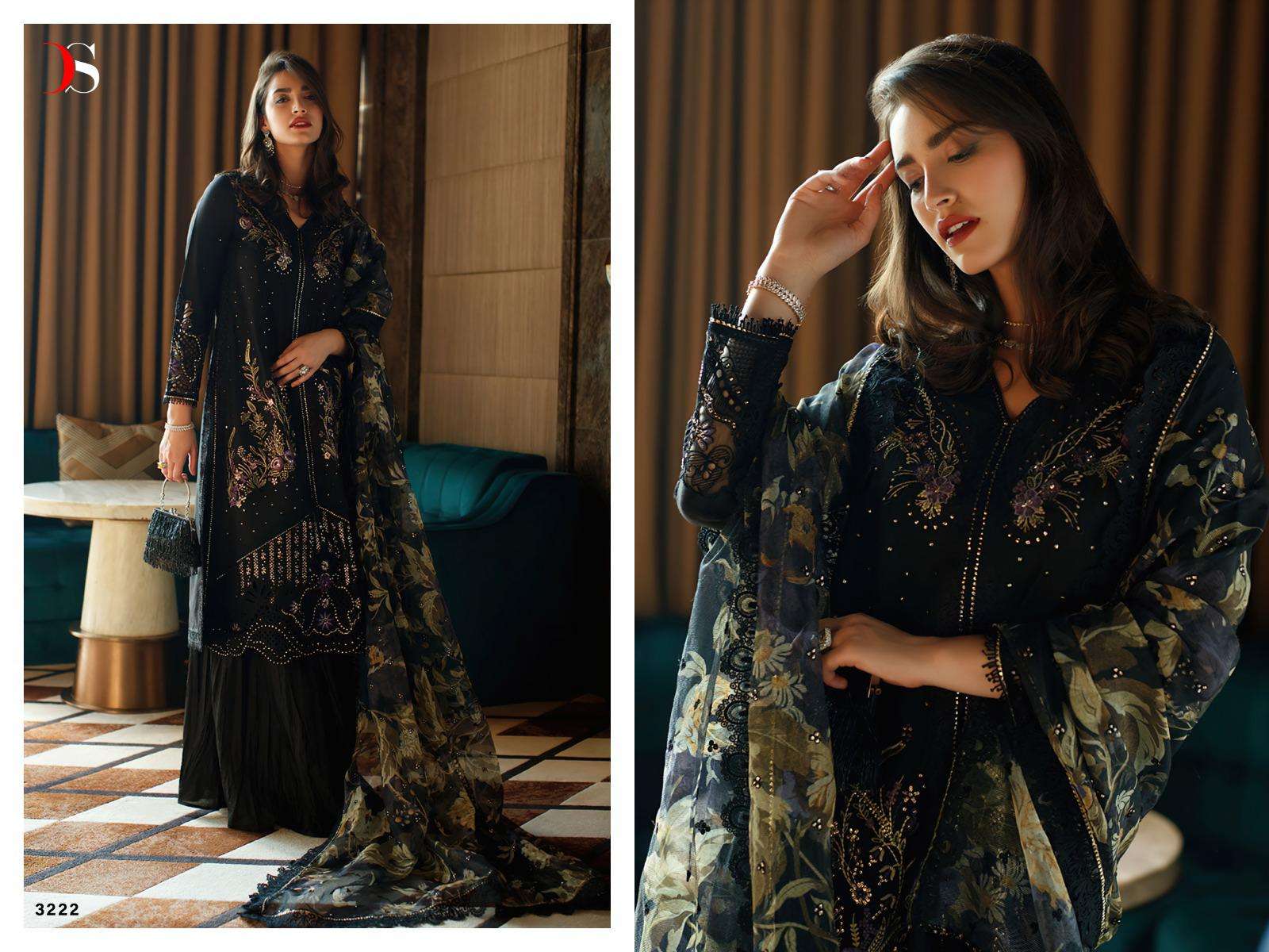 DEEPSY SUITS MUSHQ LUXURY LAWN 23 VOL 2