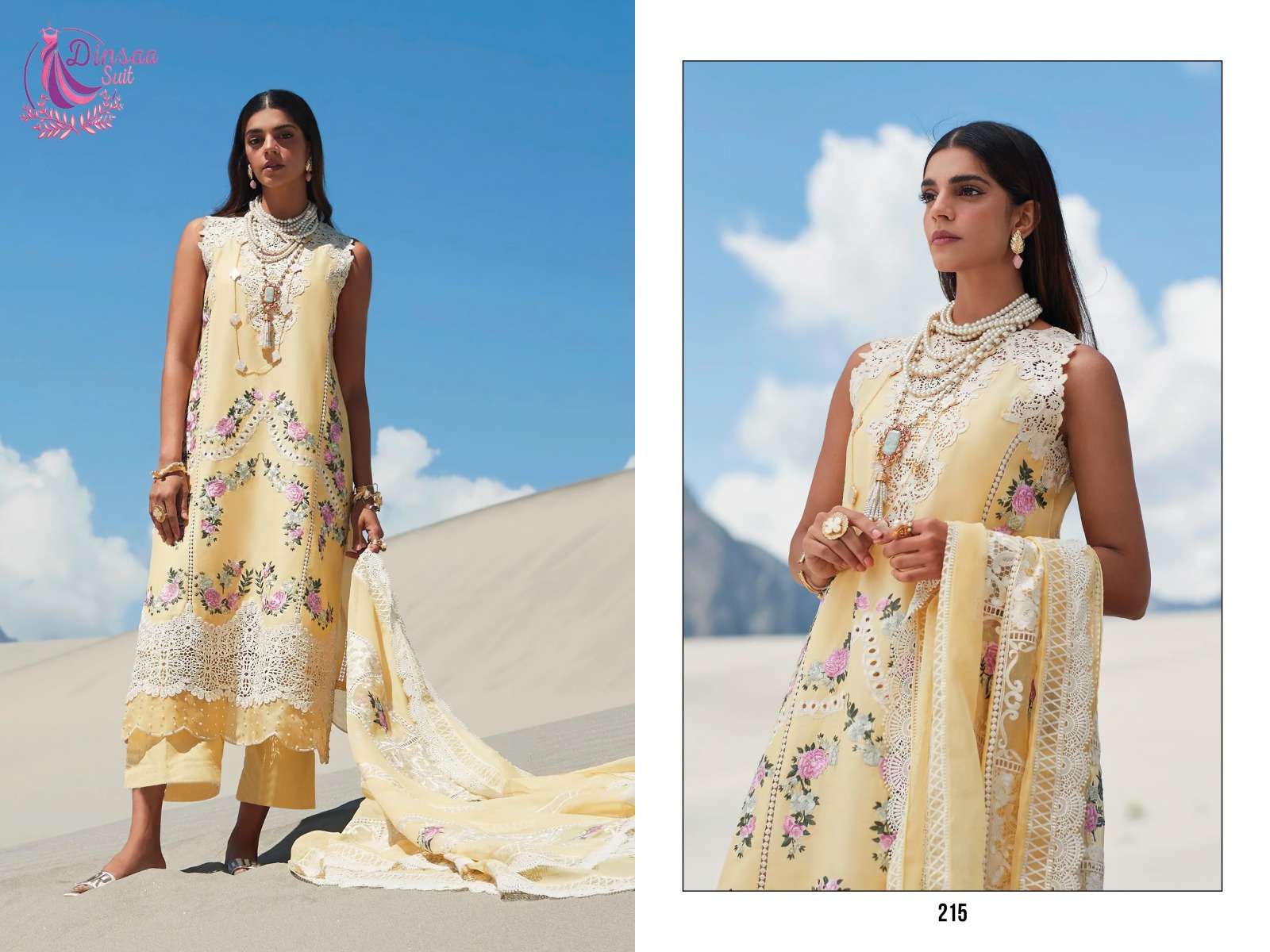 DINSAA SUIT CRIMSON SUMMER COLLECTION VOL 1