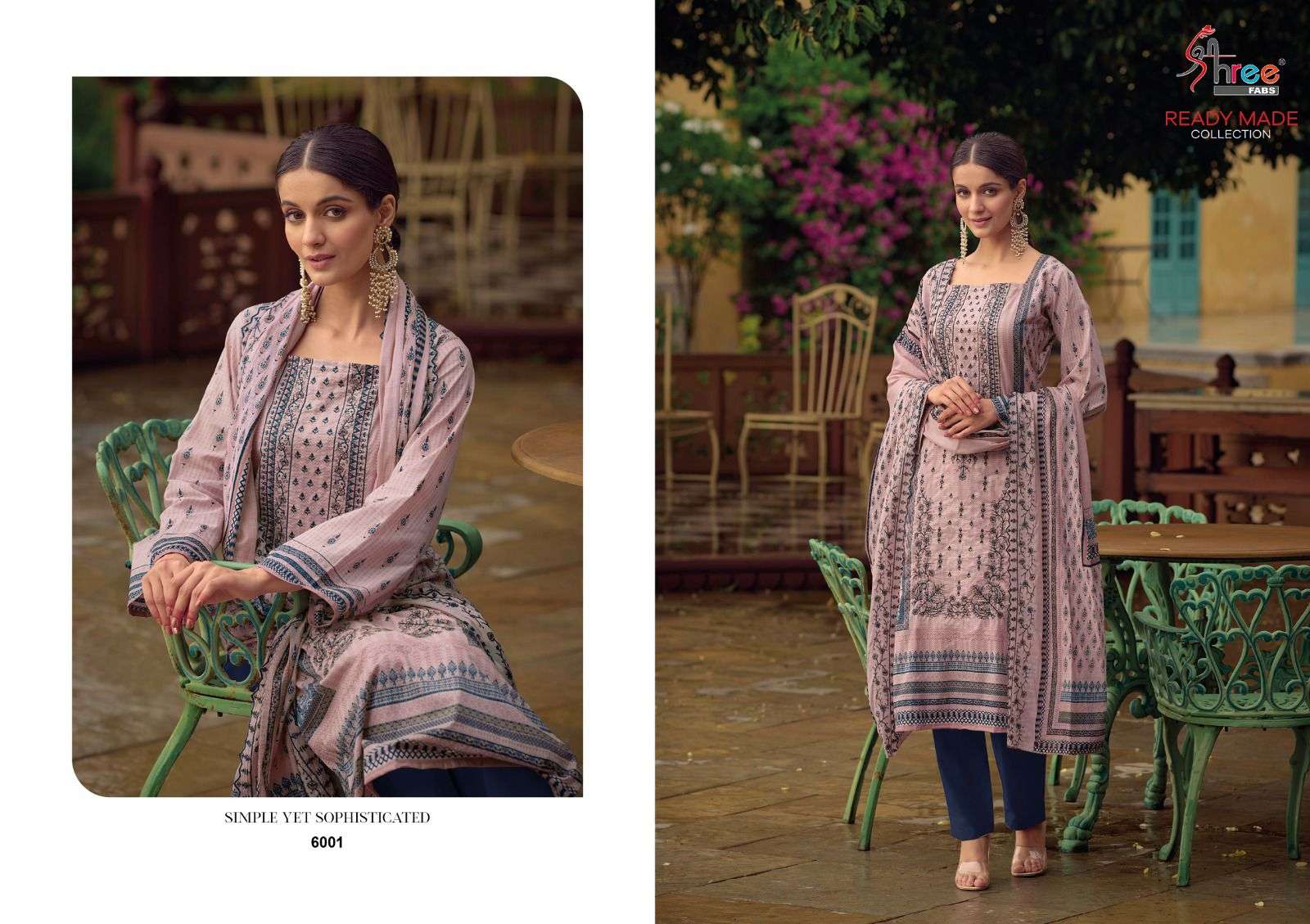 SHREE FABS BIN SAEED LAWN COLLECTION VOL 6 READY MADE COLLECTION