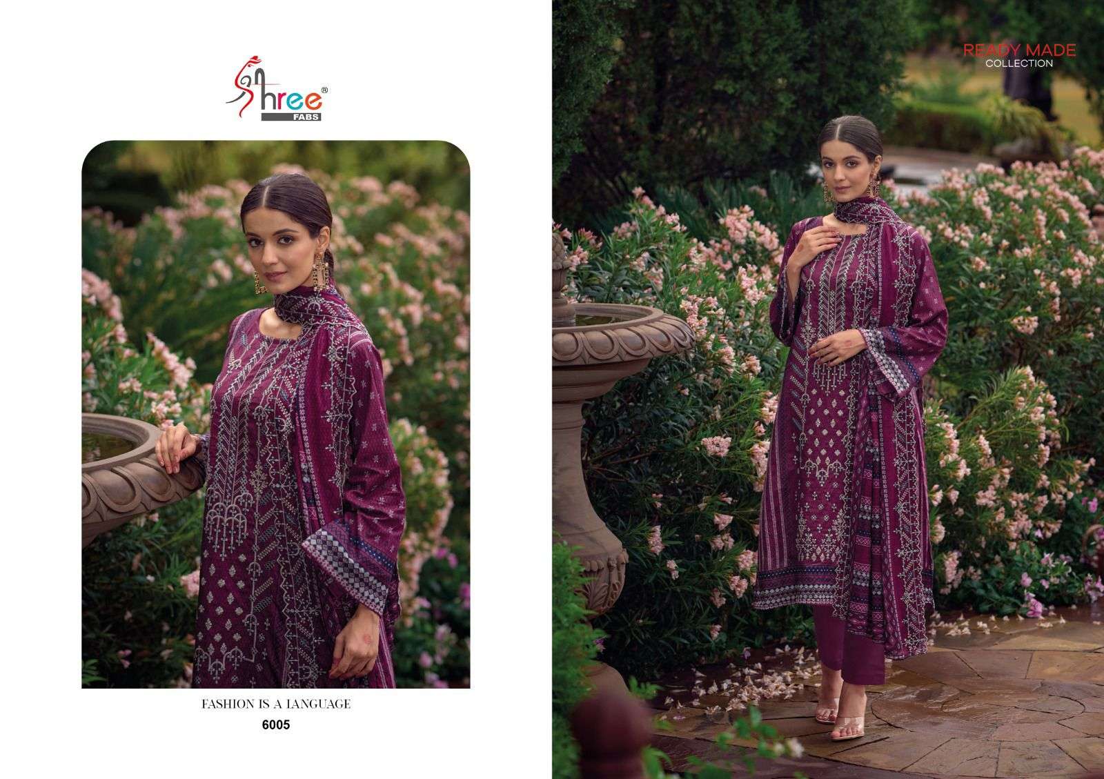 SHREE FABS BIN SAEED LAWN COLLECTION VOL 6 READY MADE COLLECTION