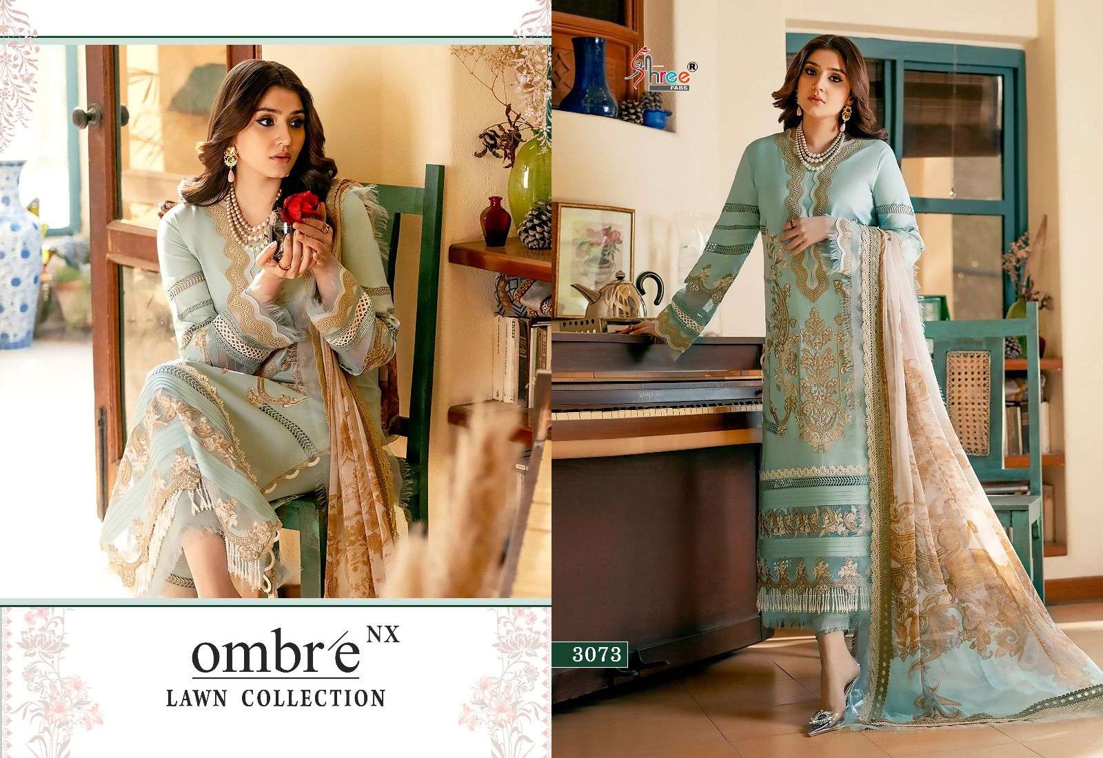 SHREE FABS OMBRE LAWN COLLECTION NX
