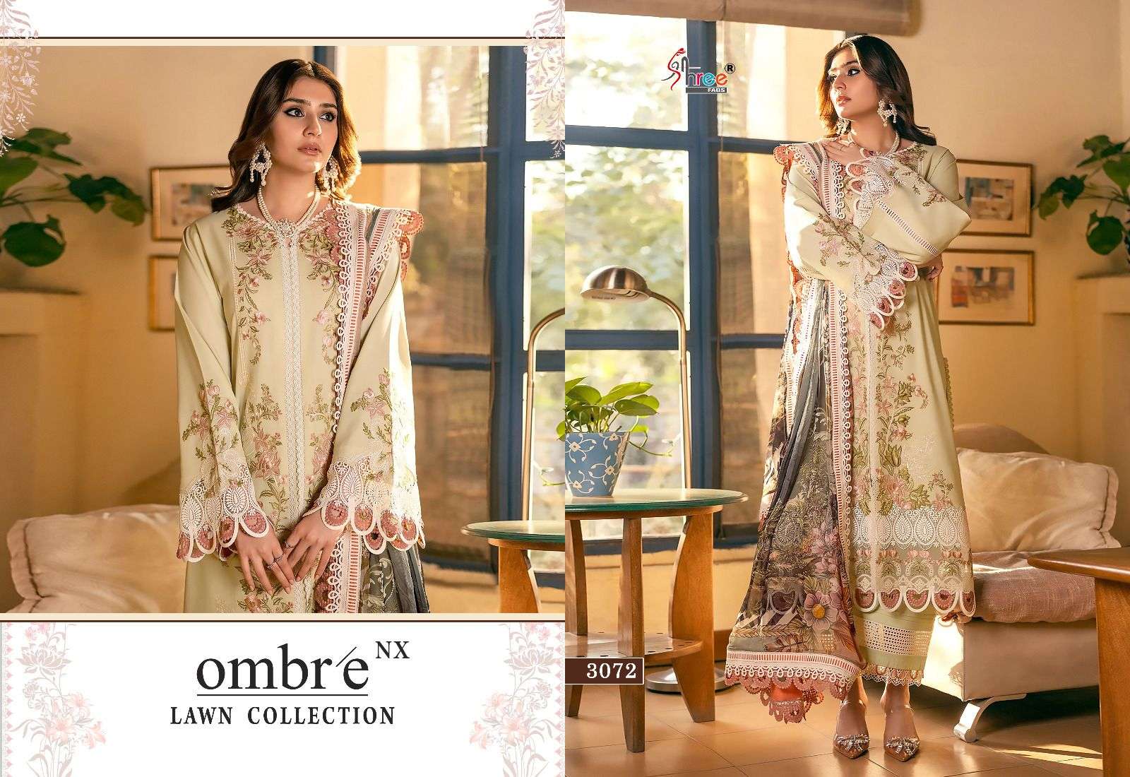 SHREE FABS OMBRE LAWN COLLECTION NX