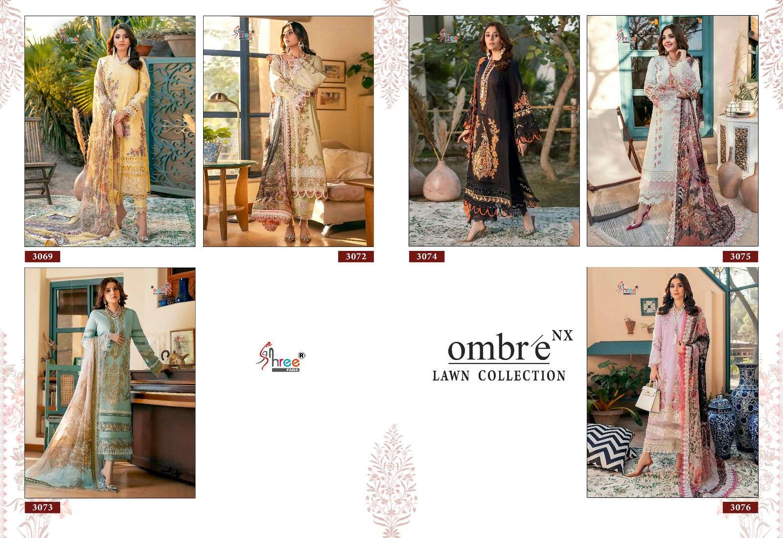 SHREE FABS OMBRE LAWN COLLECTION NX