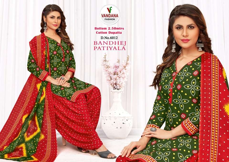 VANDANA FASHION BANDHEJ PATIYALA VOL 6