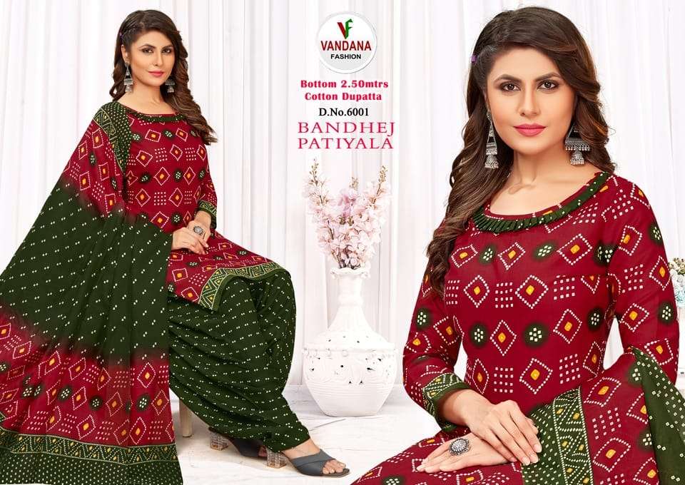 VANDANA FASHION BANDHEJ PATIYALA VOL 6