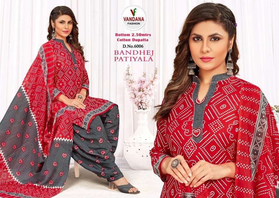 VANDANA FASHION BANDHEJ PATIYALA VOL 6