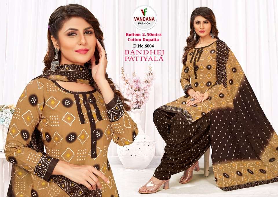 VANDANA FASHION BANDHEJ PATIYALA VOL 6