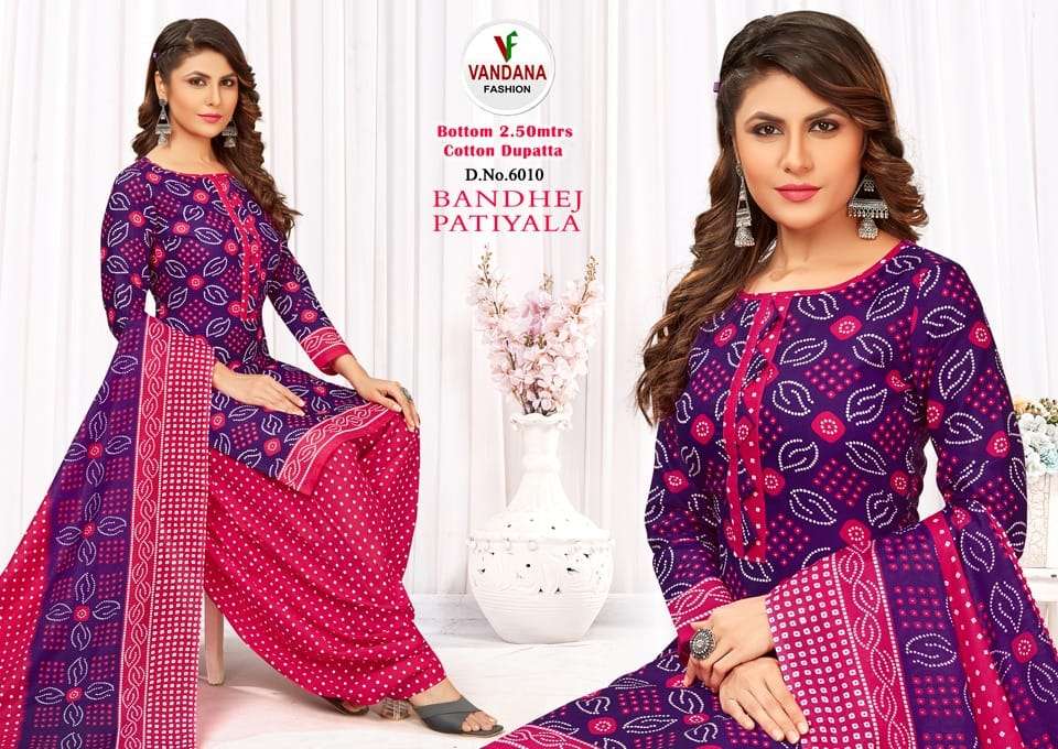 VANDANA FASHION BANDHEJ PATIYALA VOL 6