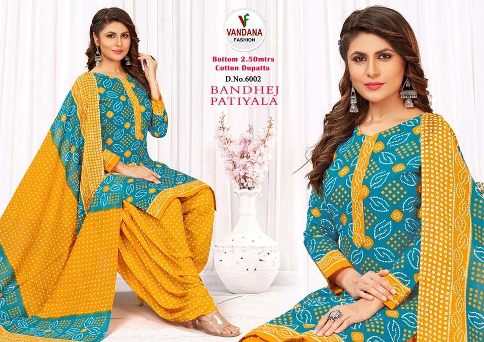 VANDANA FASHION BANDHEJ PATIYALA VOL 6
