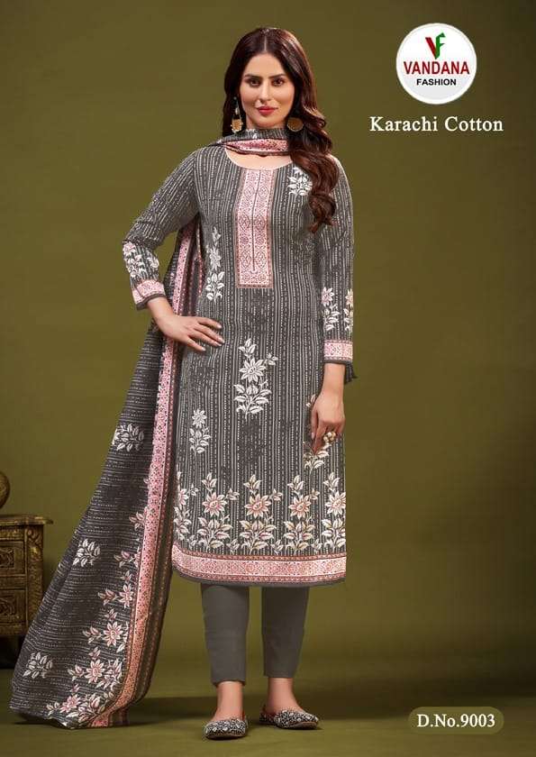 VANDANA FASHION KARACHI COTTON VOL 9 