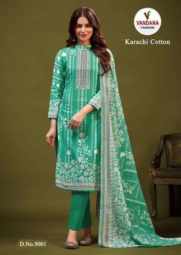 VANDANA FASHION KARACHI COTTON VOL 9 