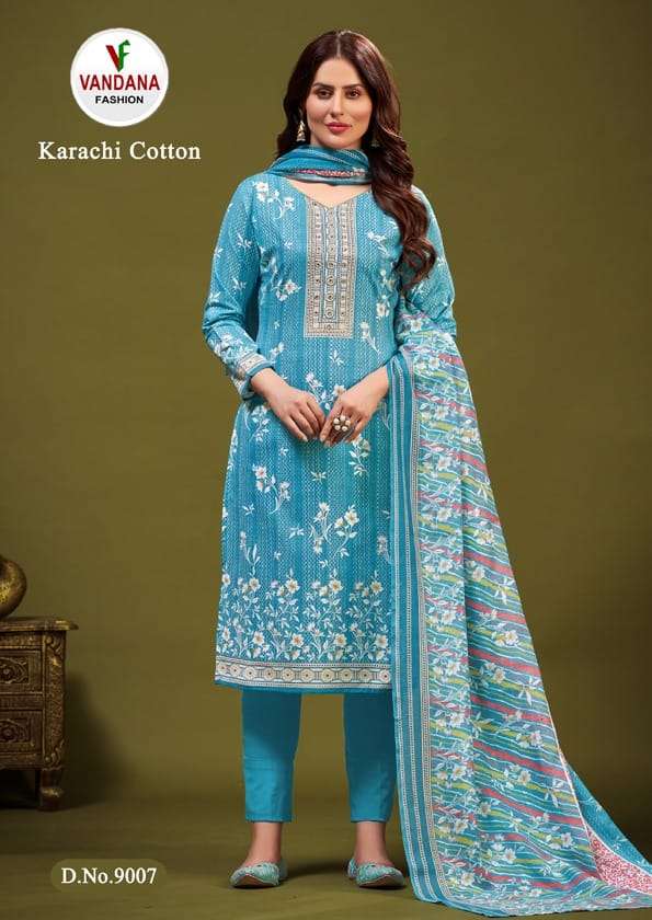 VANDANA FASHION KARACHI COTTON VOL 9 